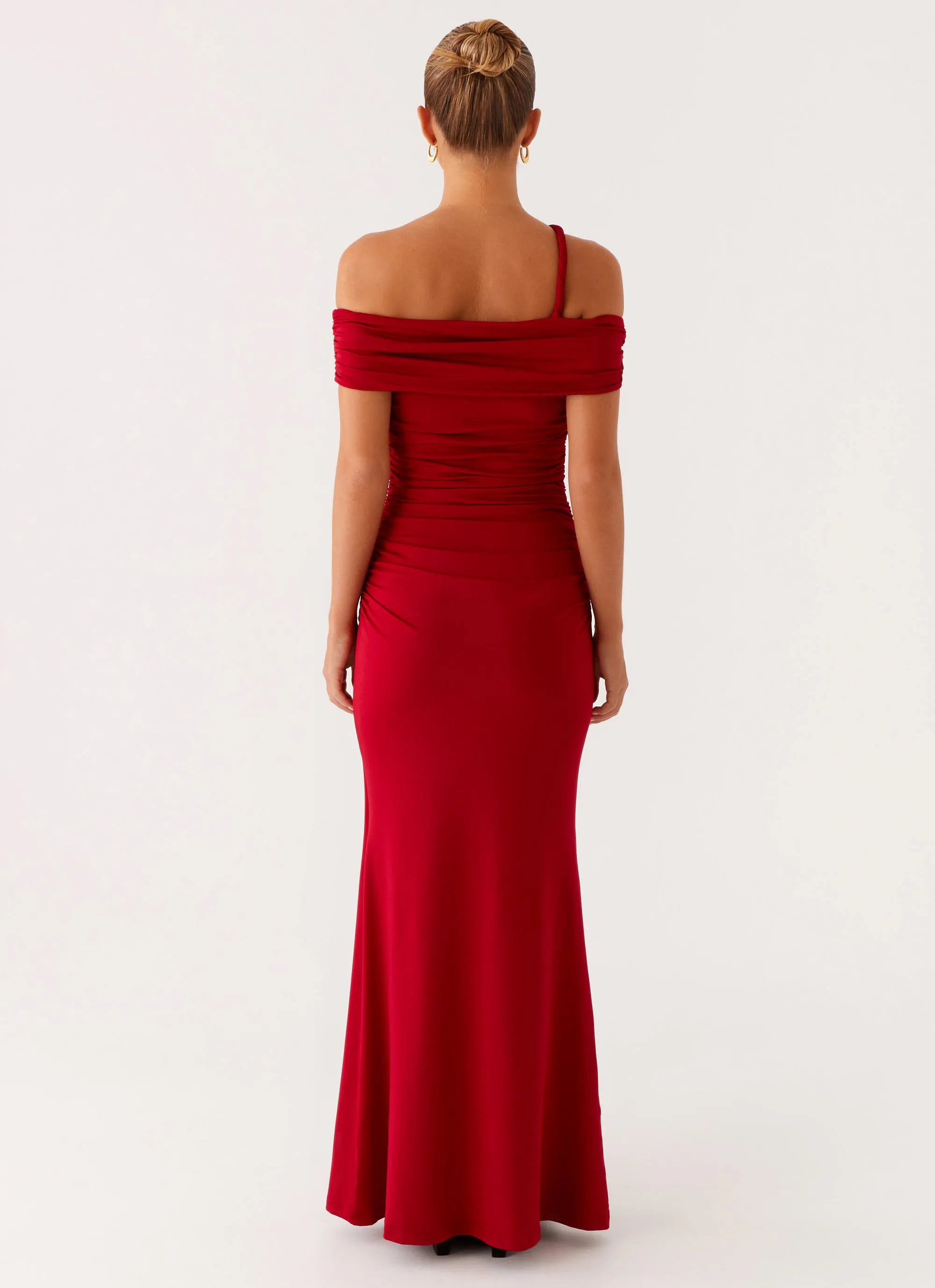 After This Maxi Dress - Raspberry