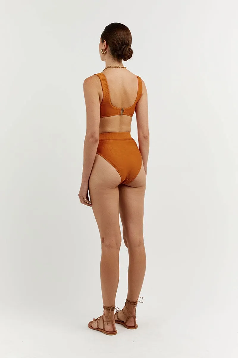 AMAYA AMBER SPORT BRA SWIM TOP