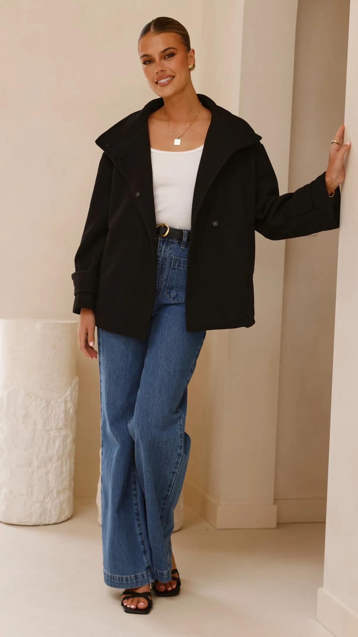 Aria Coat - Black
