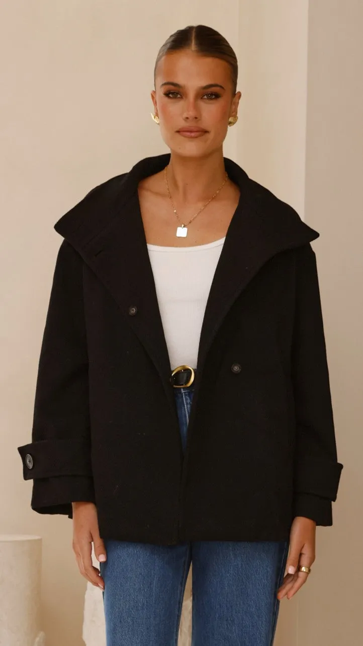 Aria Coat - Black