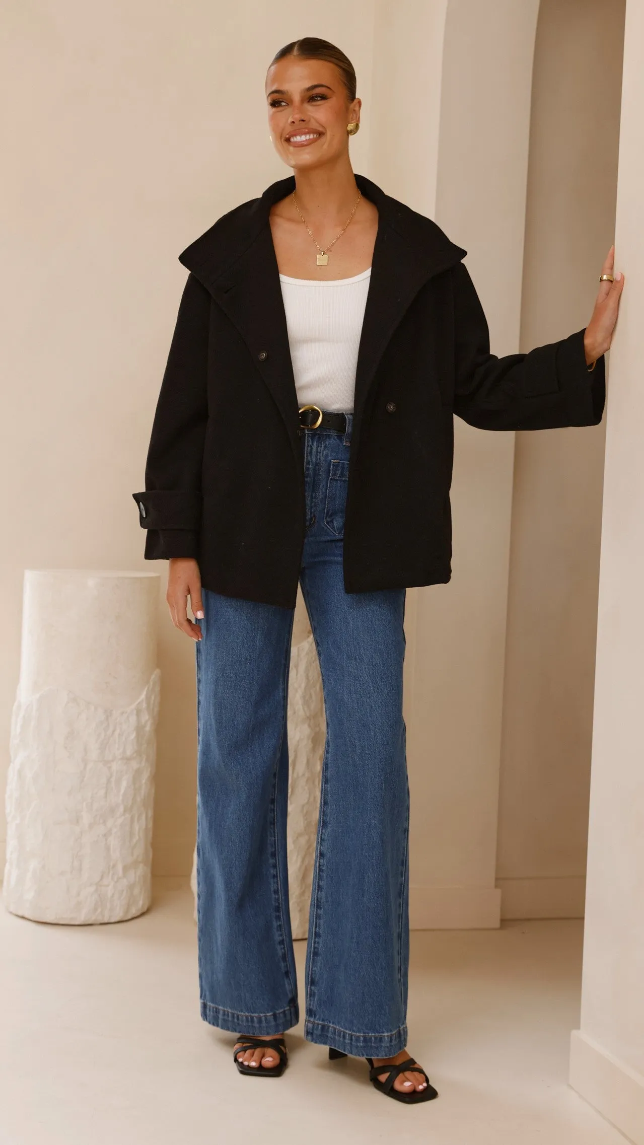 Aria Coat - Black