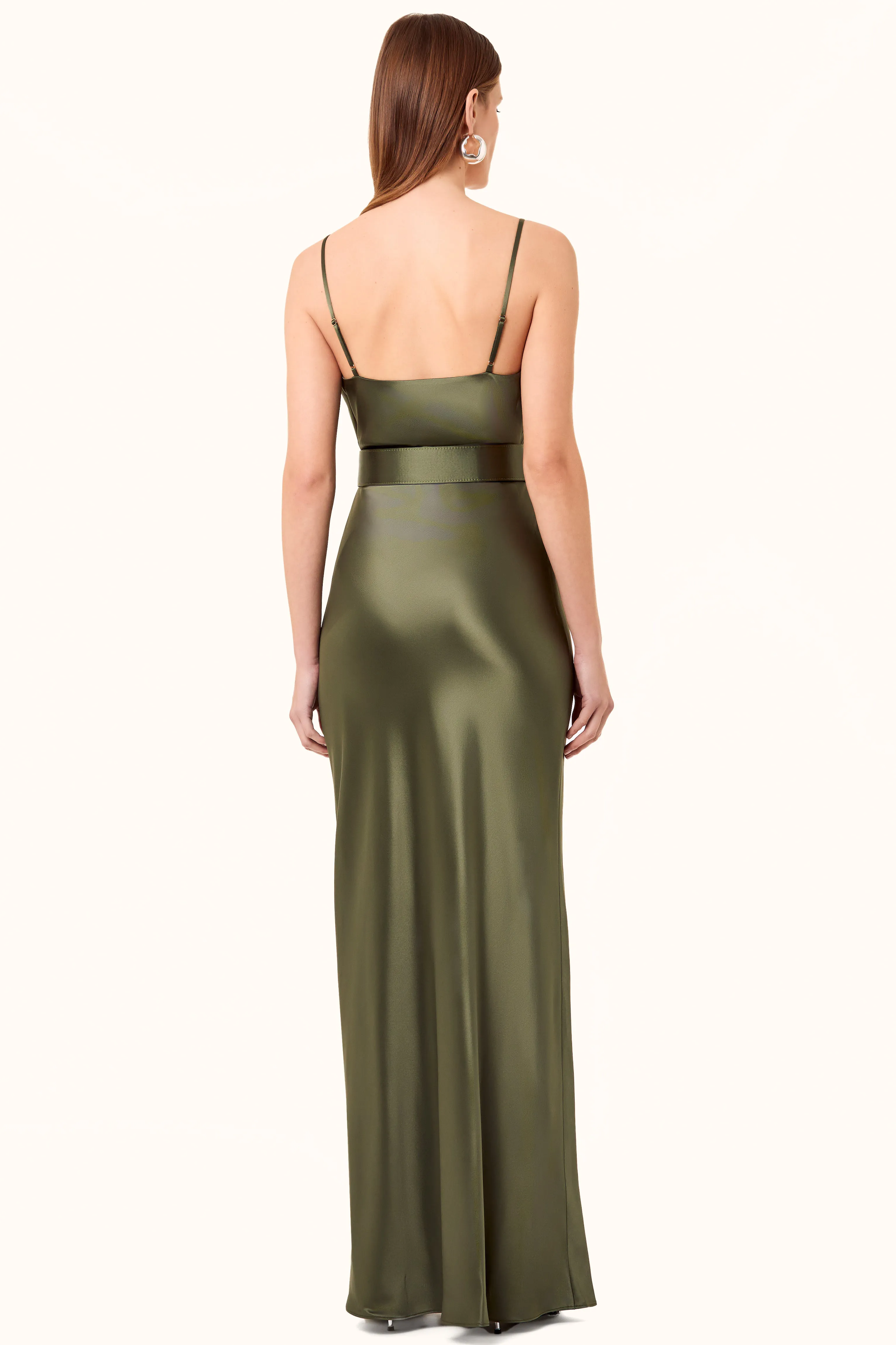Belira Dress - Dark Olive