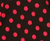 Black & Pink Polka Dot Swing Dress