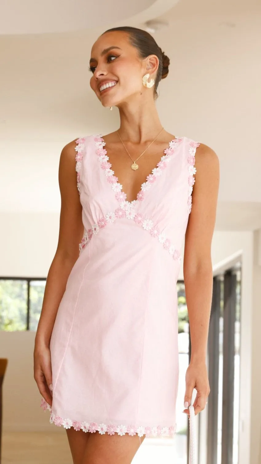 Carlee Mini Dress - Pink