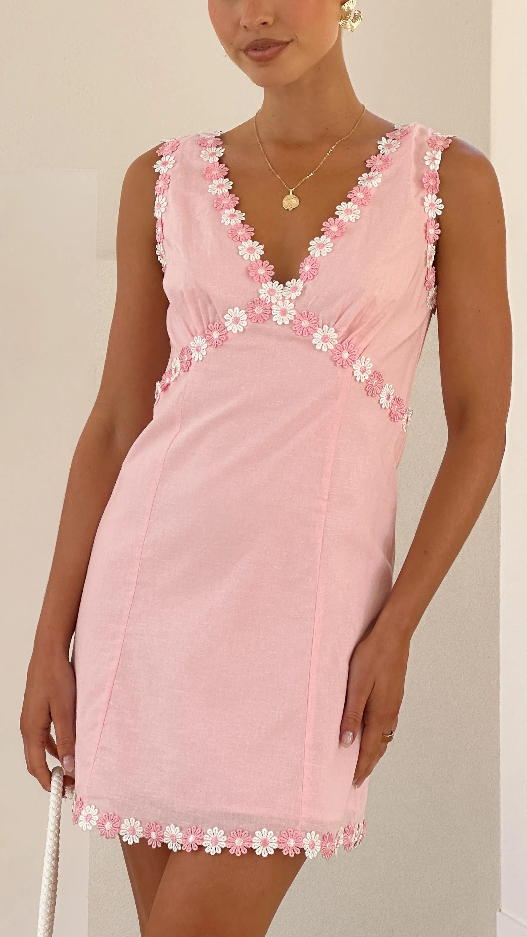 Carlee Mini Dress - Pink