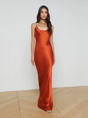 Charmaine Silk Gown
