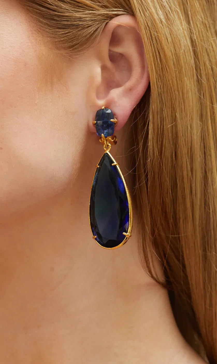 Christie Nicolaides Franca Earrings - Blue