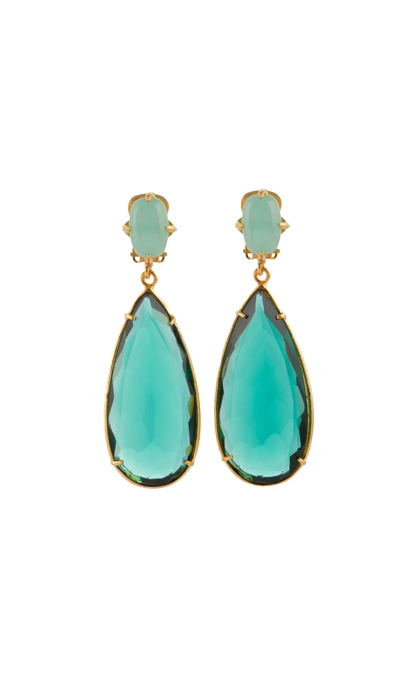 Christie Nicolaides Franca Earrings - Green