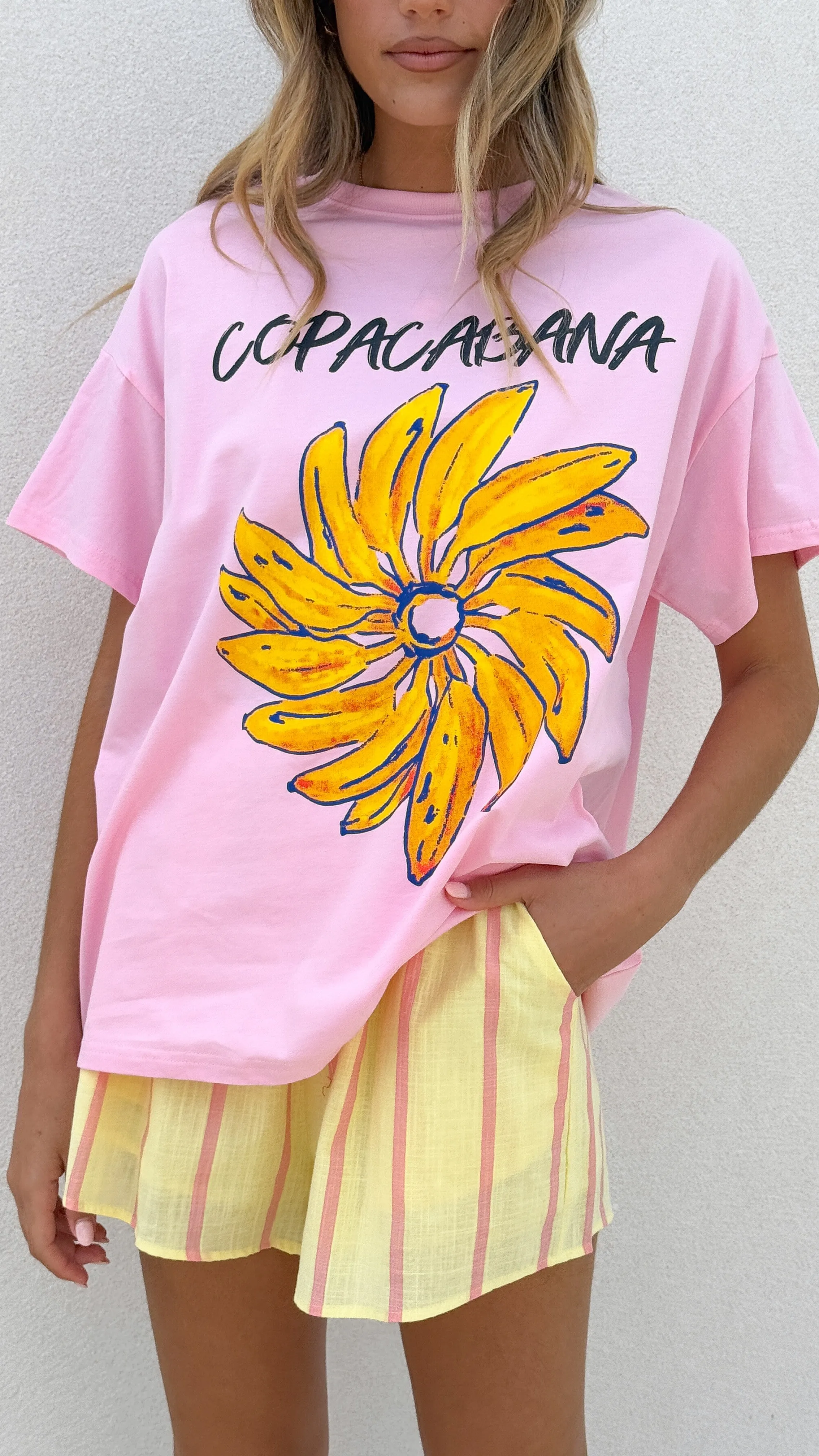 Copacabana Top and Shorts Set - Banana