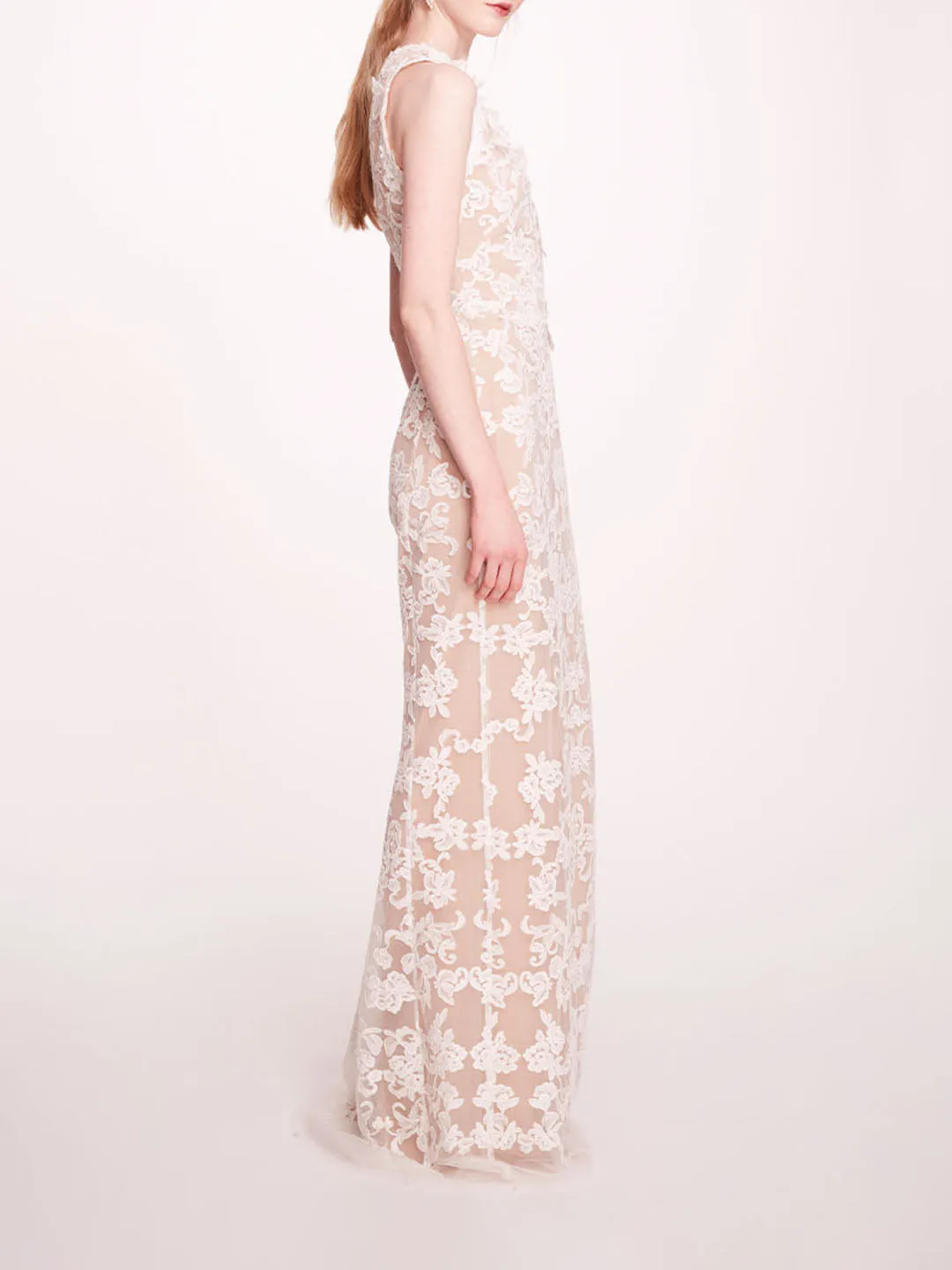 Corded Column Gown