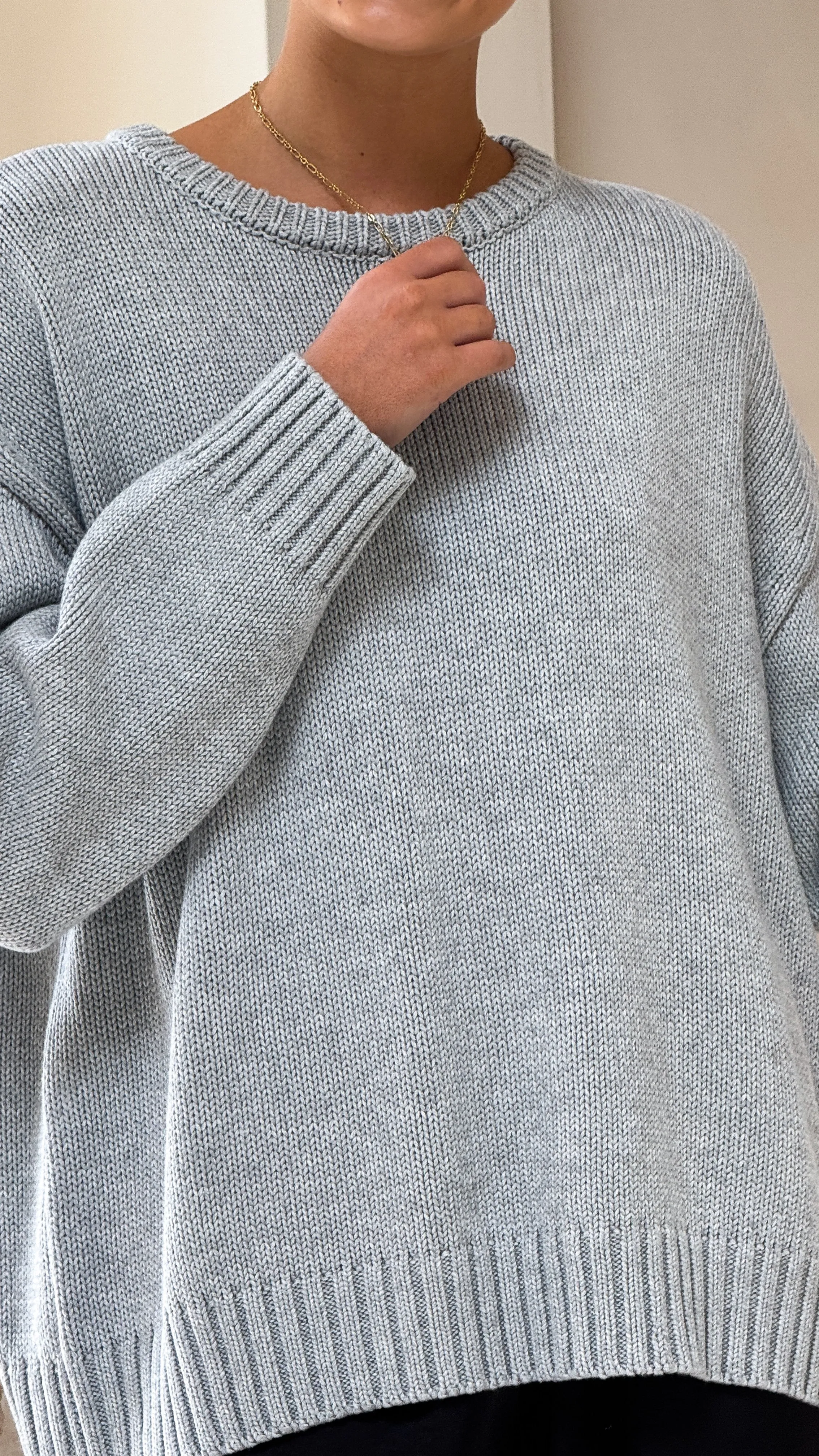 Dara Knitted Sweater - Grey