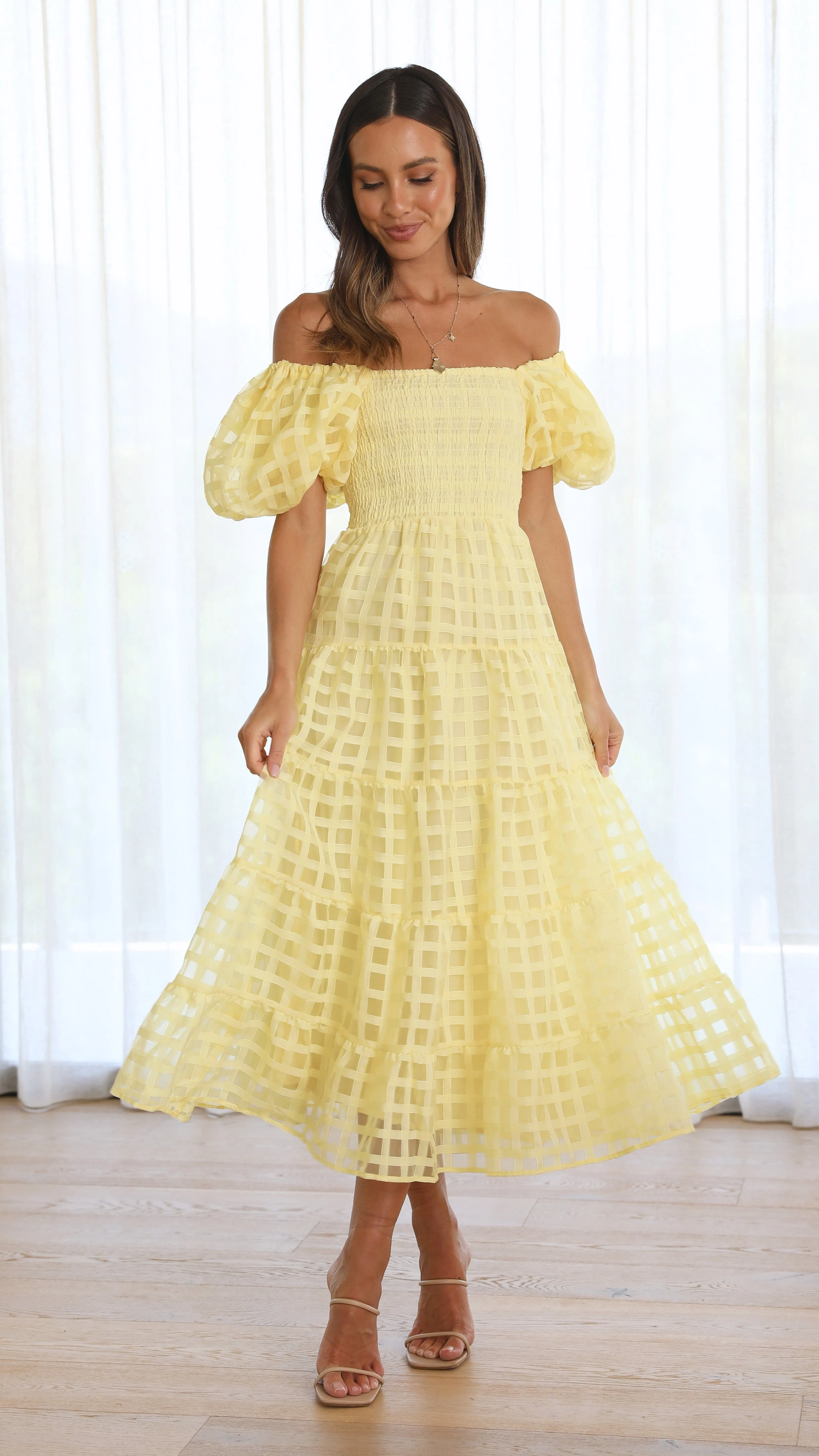 Deemi Maxi Dress - Yellow
