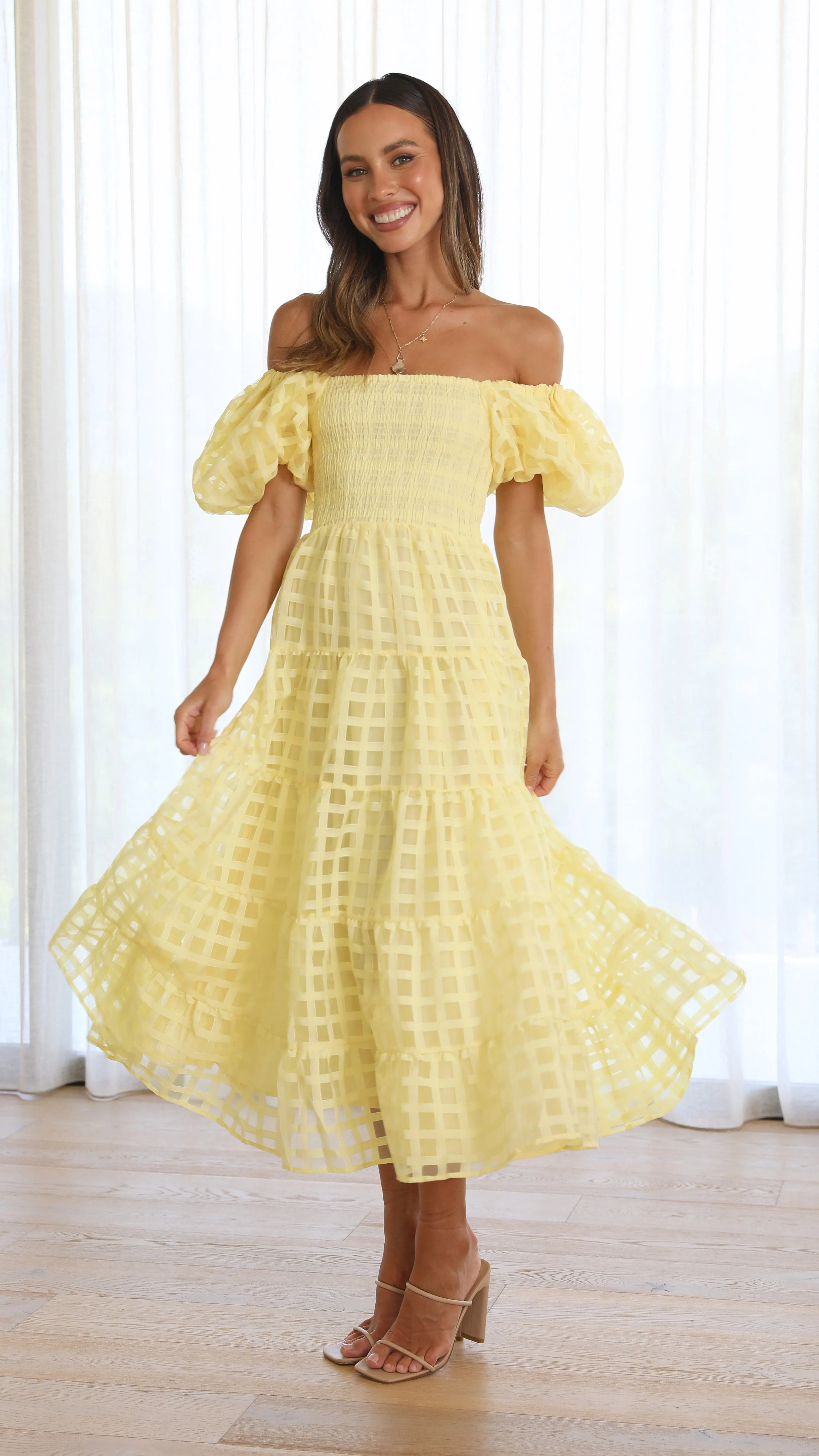 Deemi Maxi Dress - Yellow