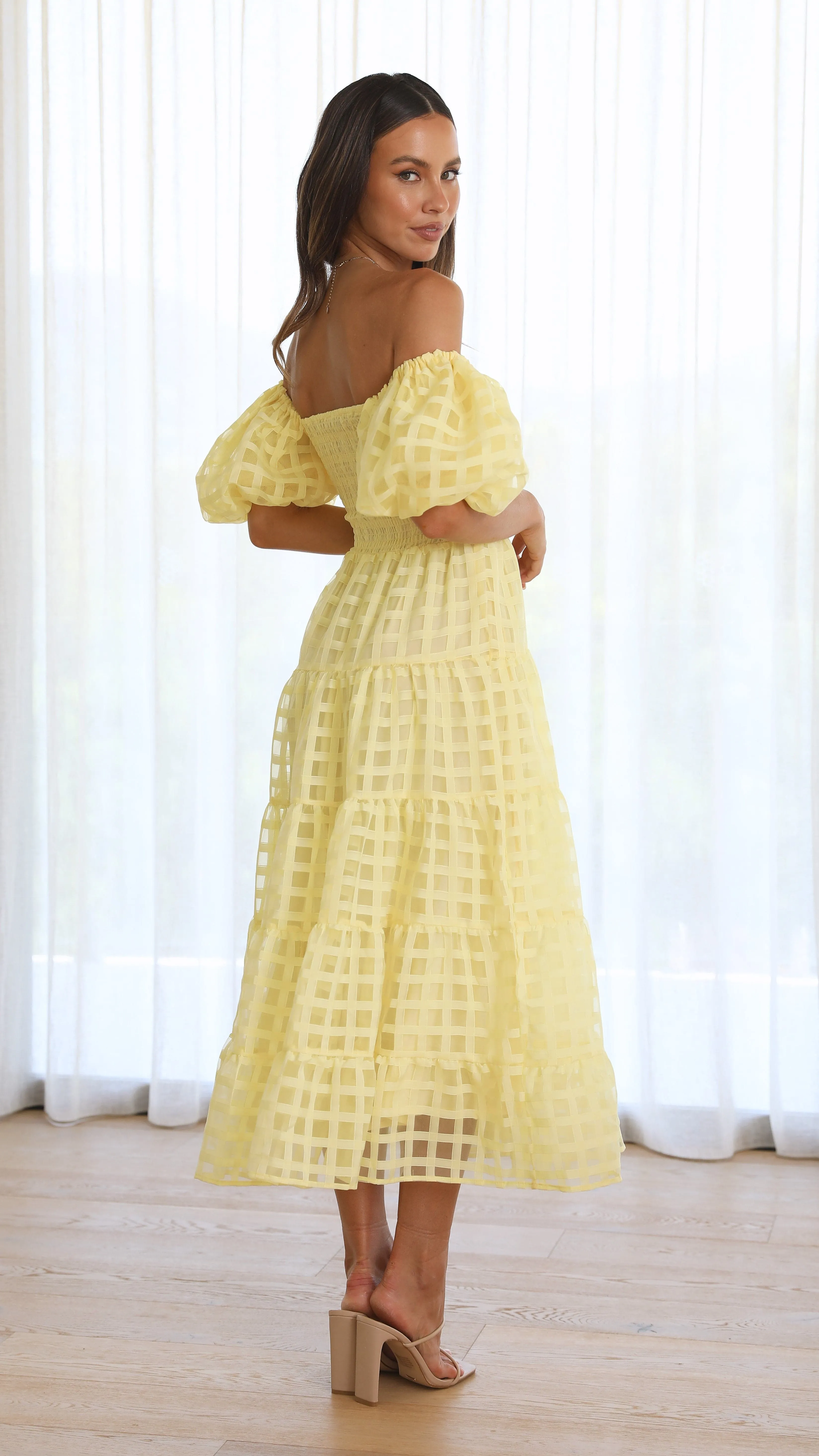 Deemi Maxi Dress - Yellow