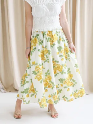 Diana Floral Midi Skirt