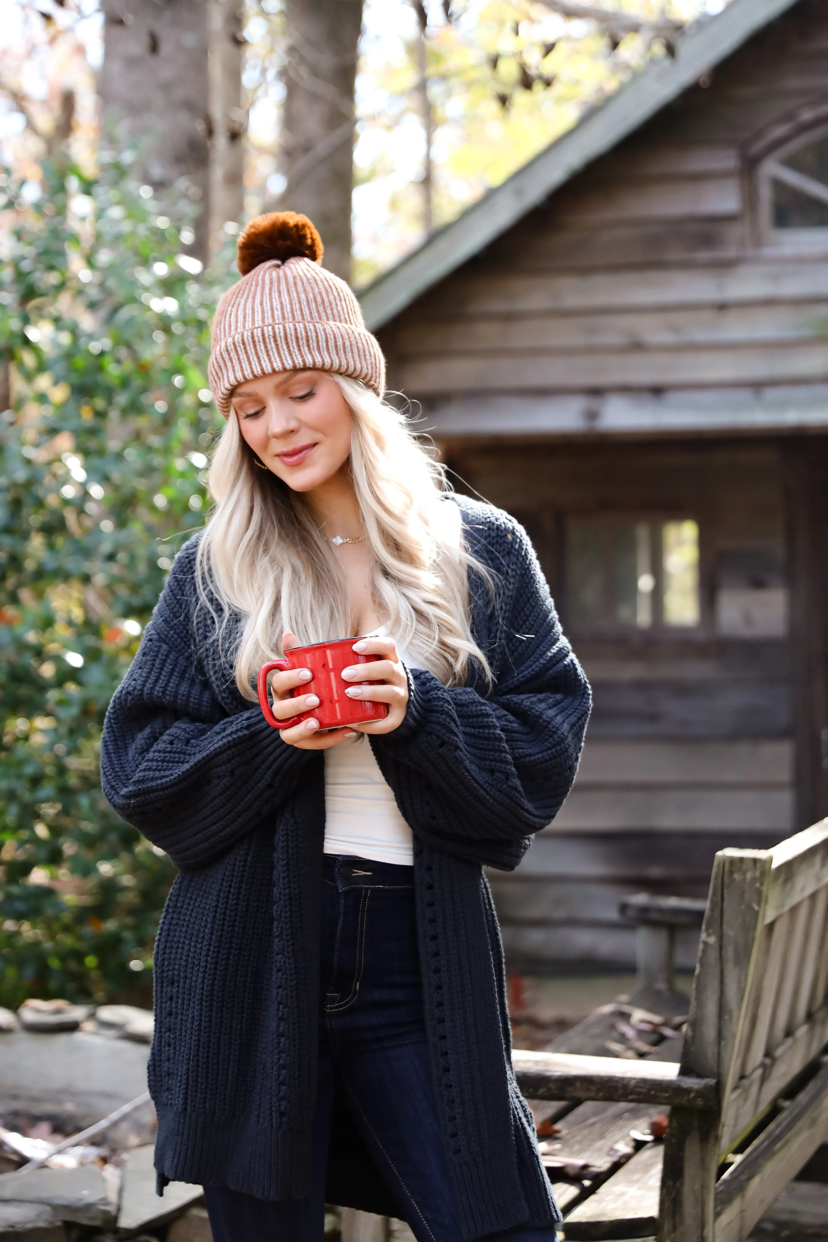 FINAL SALE - Everyday Design Navy Sweater Cardigan