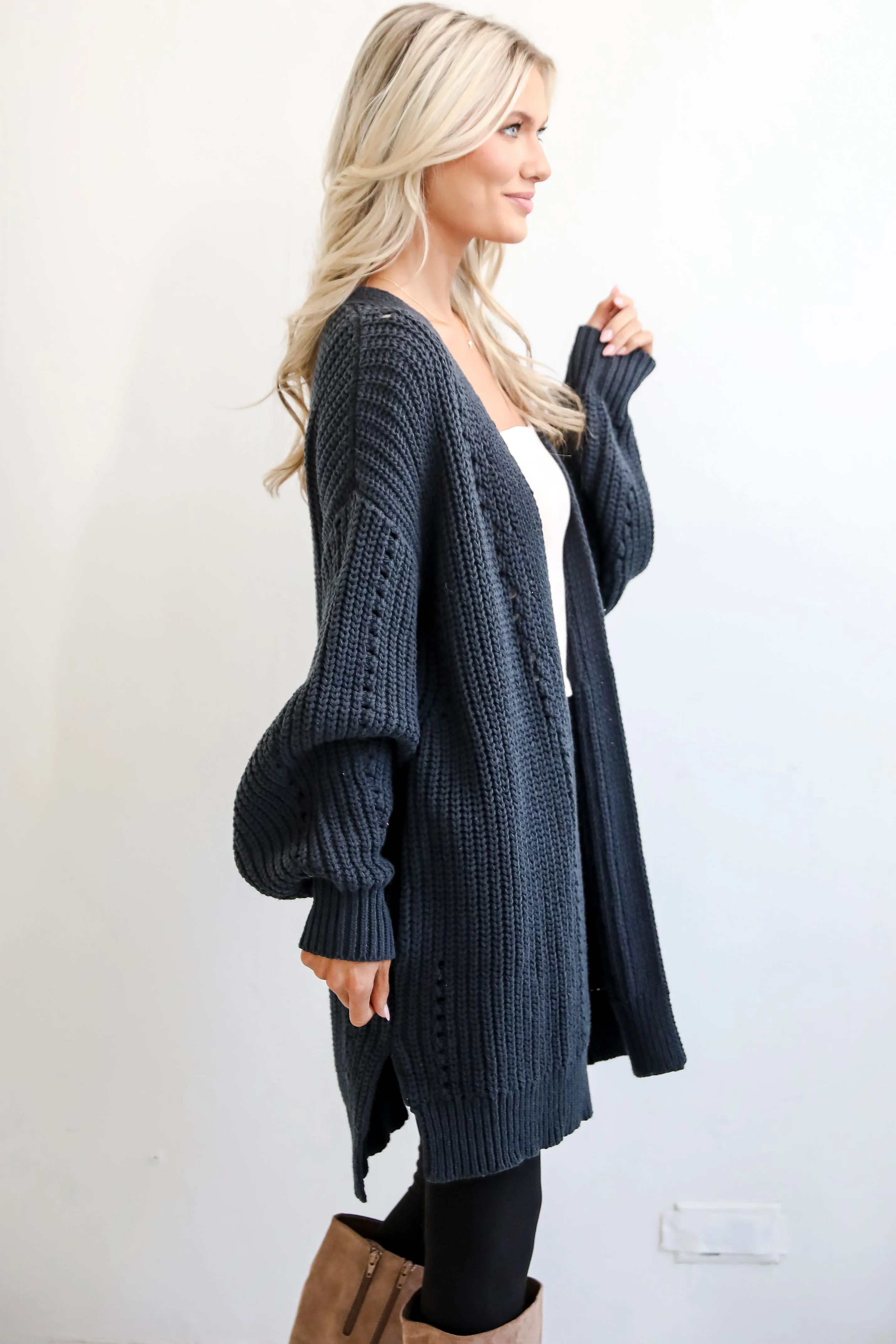 FINAL SALE - Everyday Design Navy Sweater Cardigan