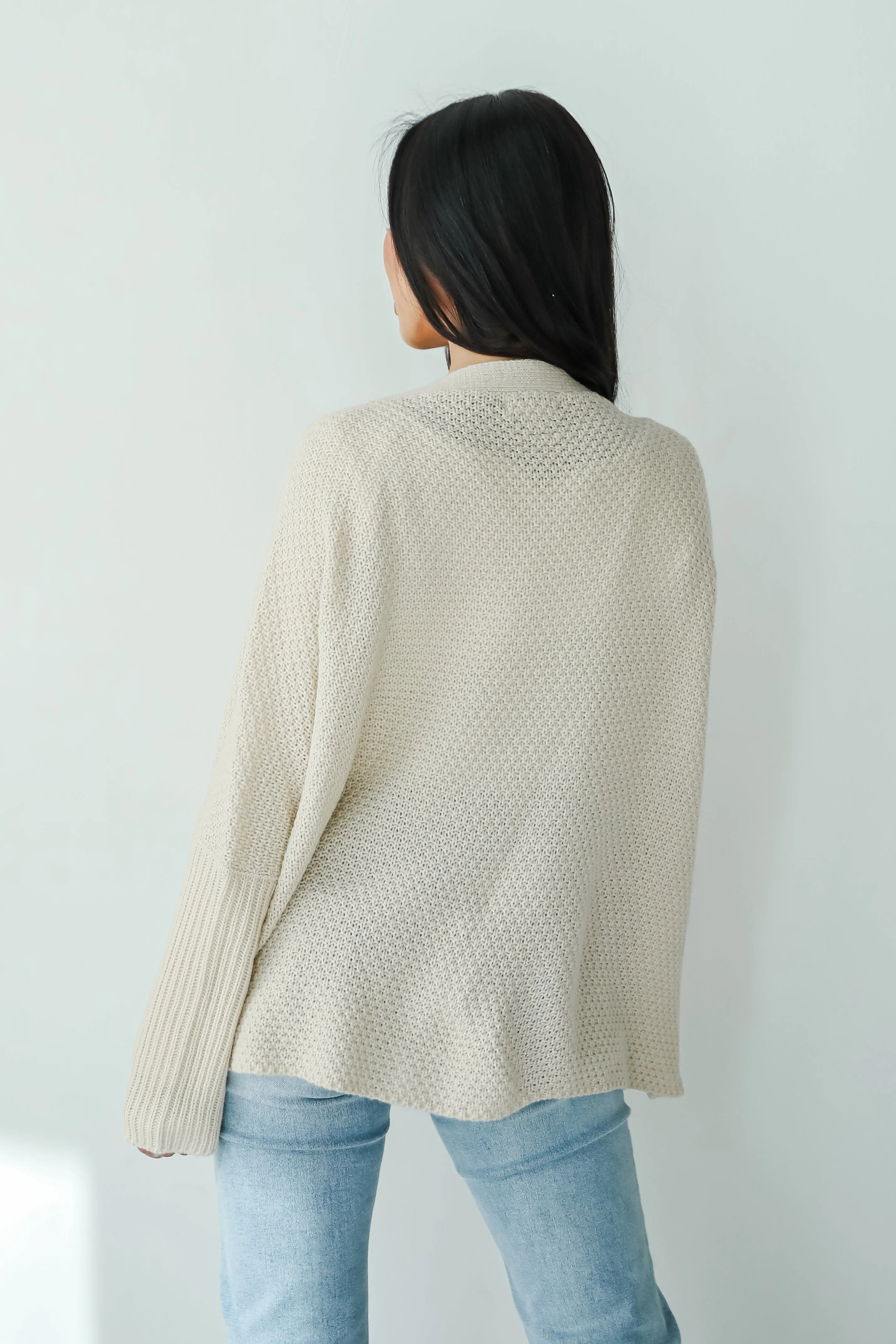 FINAL SALE - Layered Charisma Cream Sweater Cardigan
