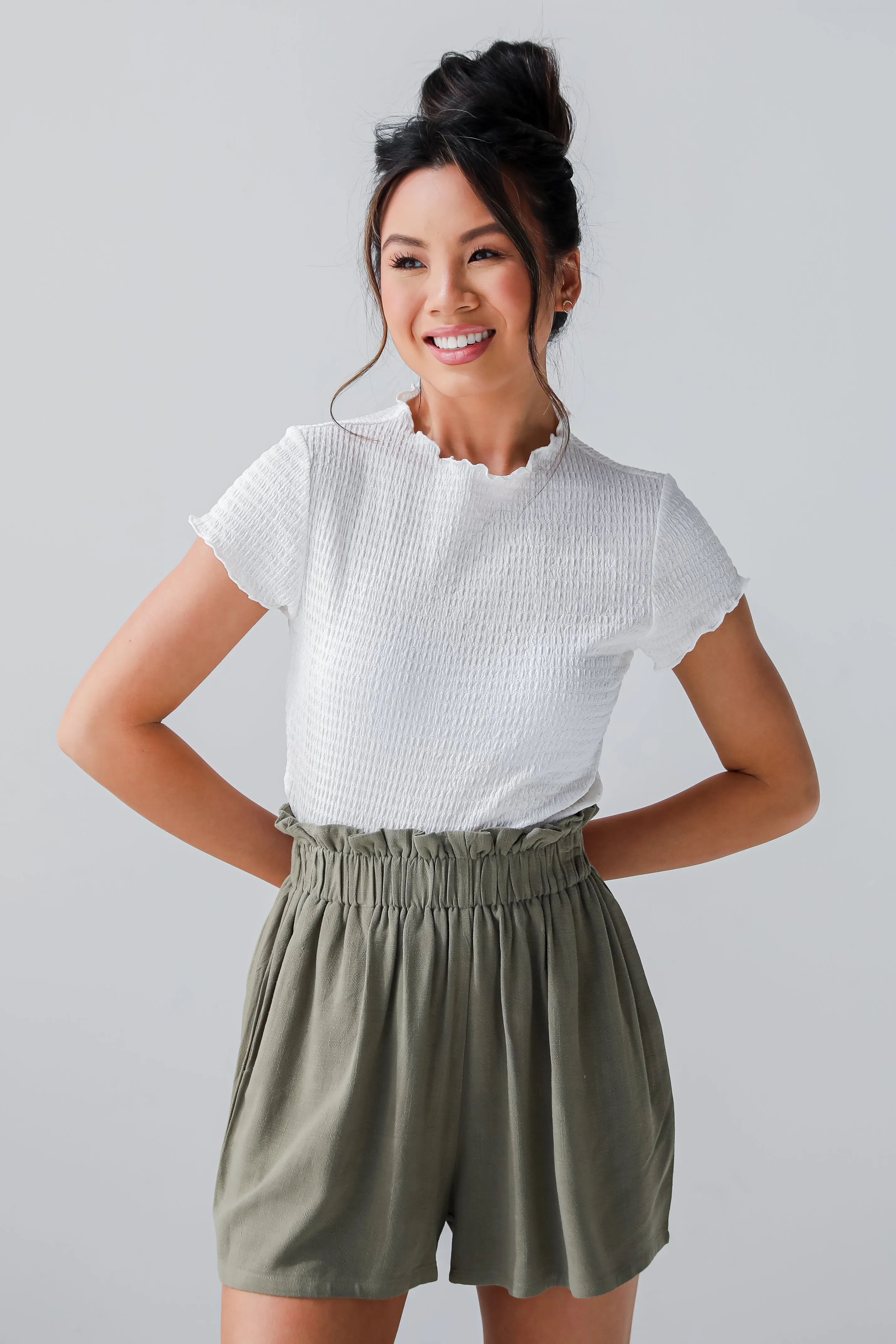 FINAL SALE - Perfectly Cool Linen Shorts - DU DEAL