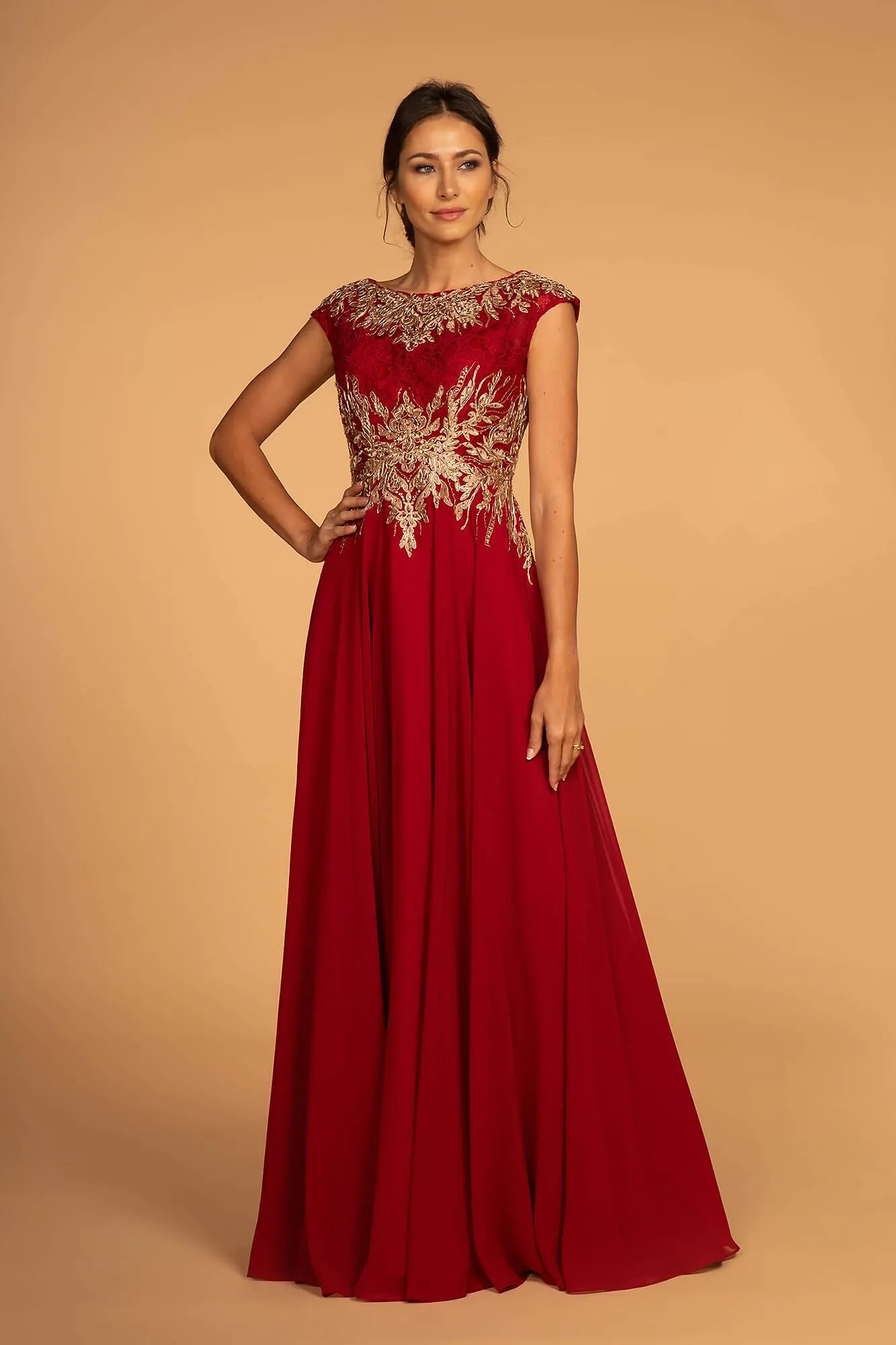 Formal Plus Size Long Dress Mother of the Bride