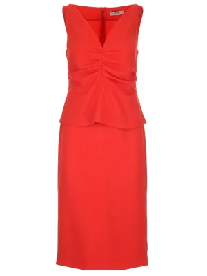 Givenchy Ruched Peplum Dress