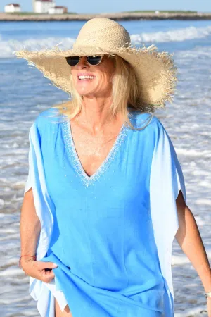 Goddess Kaftan / Capri Blue Ombre