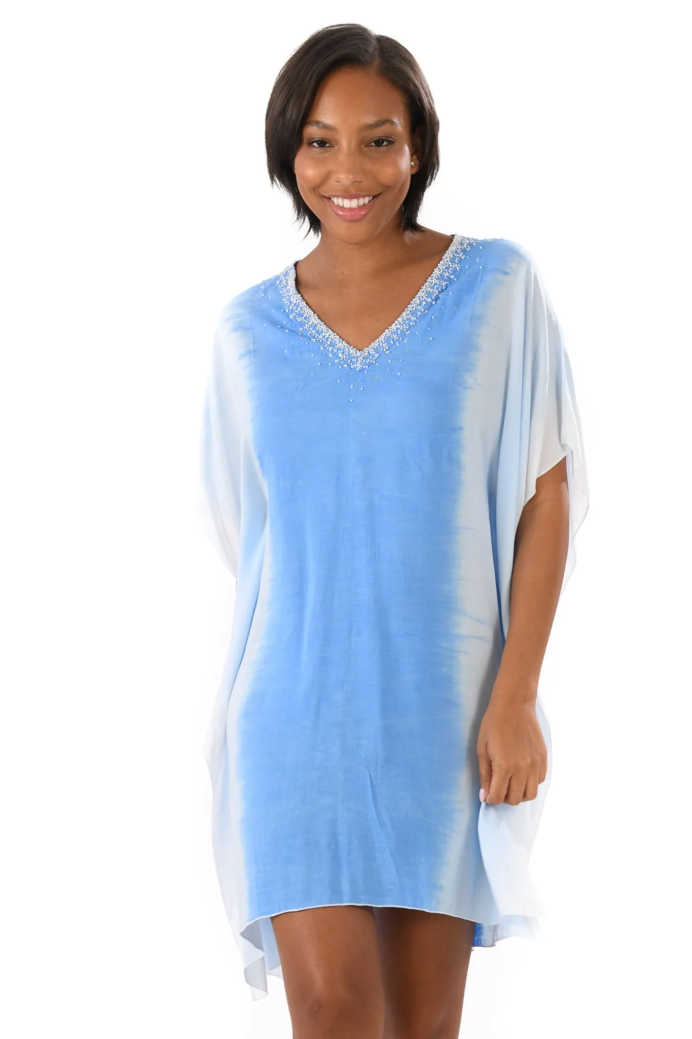 Goddess Kaftan / Capri Blue Ombre