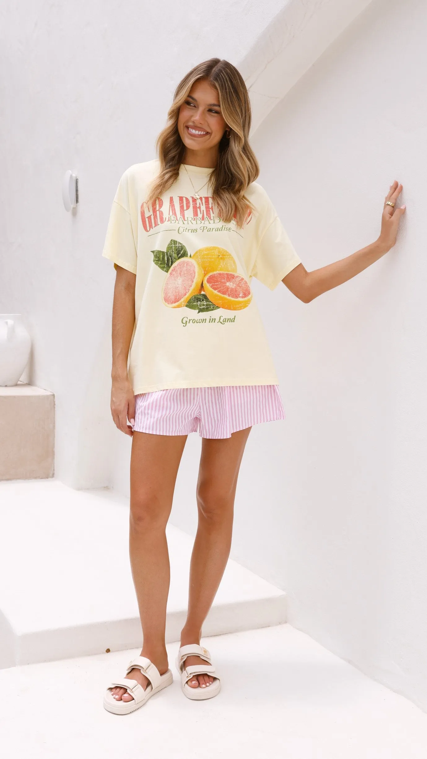Grapefruit Paradise Set - Yellow/Pink