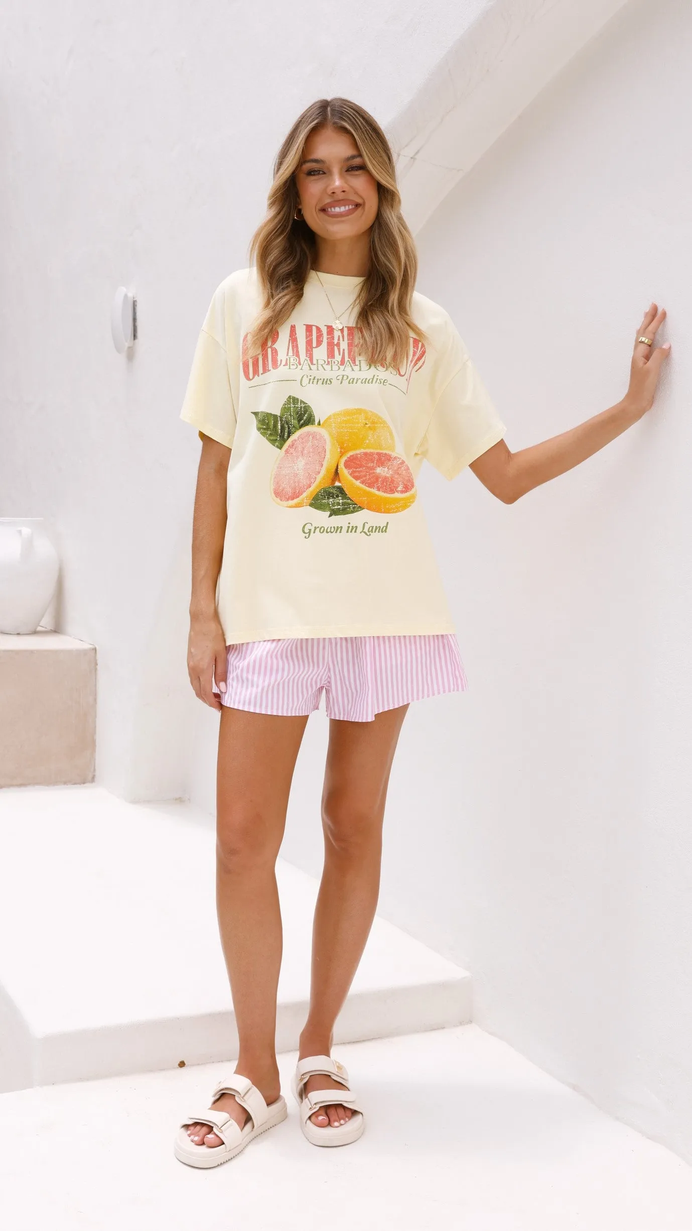 Grapefruit Paradise Set - Yellow/Pink