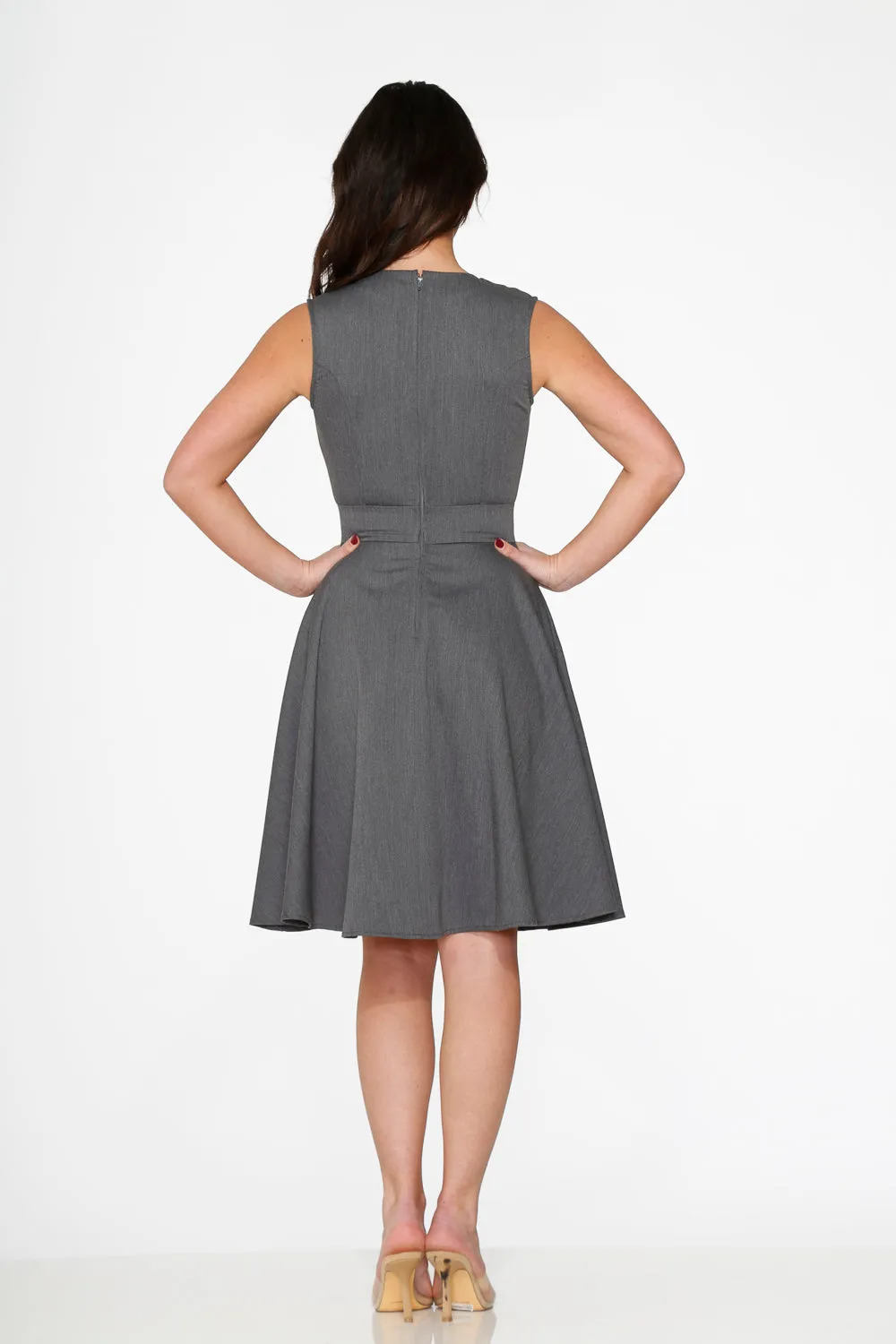 Grey Jenny Swing Dress