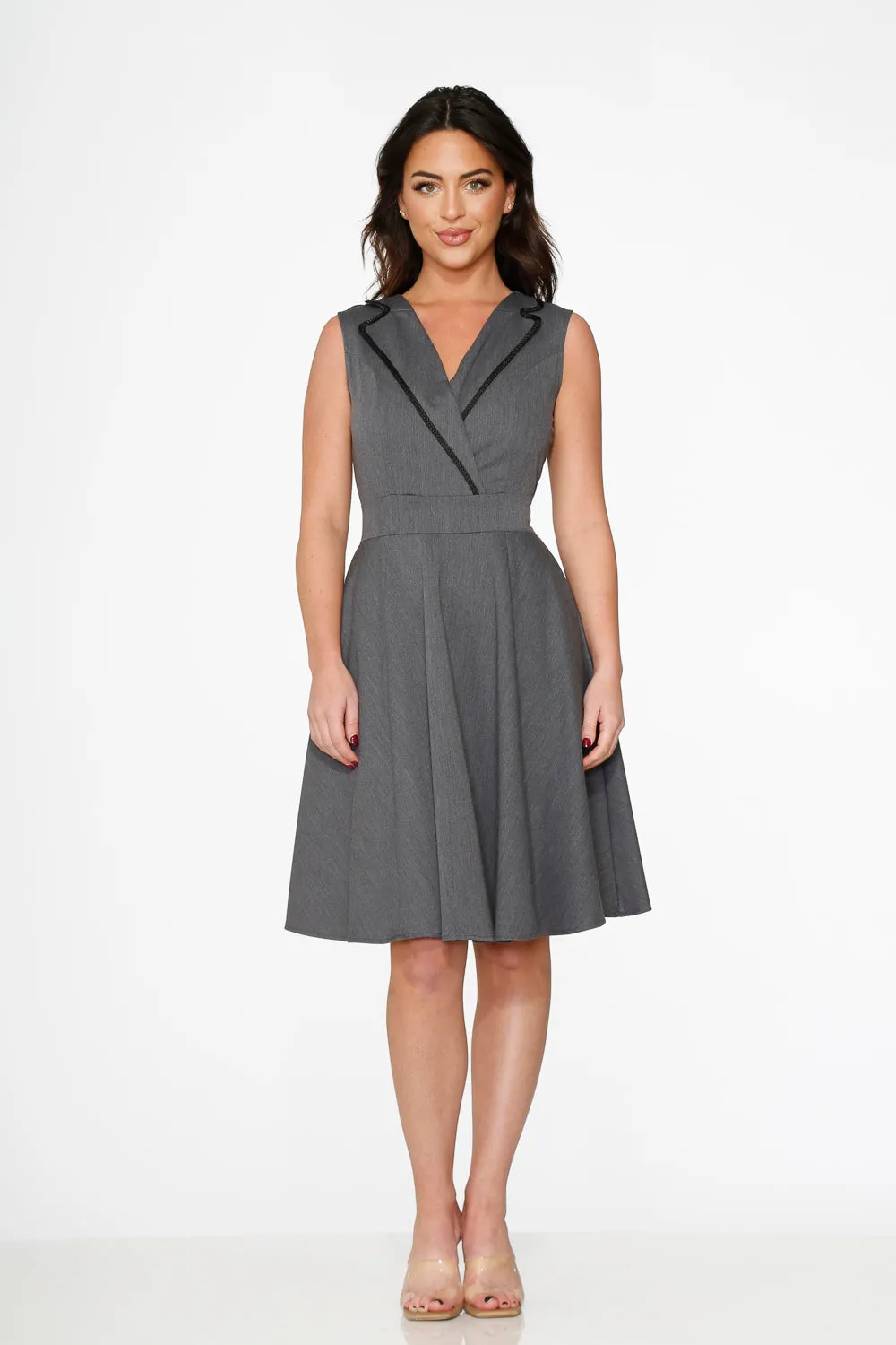 Grey Jenny Swing Dress