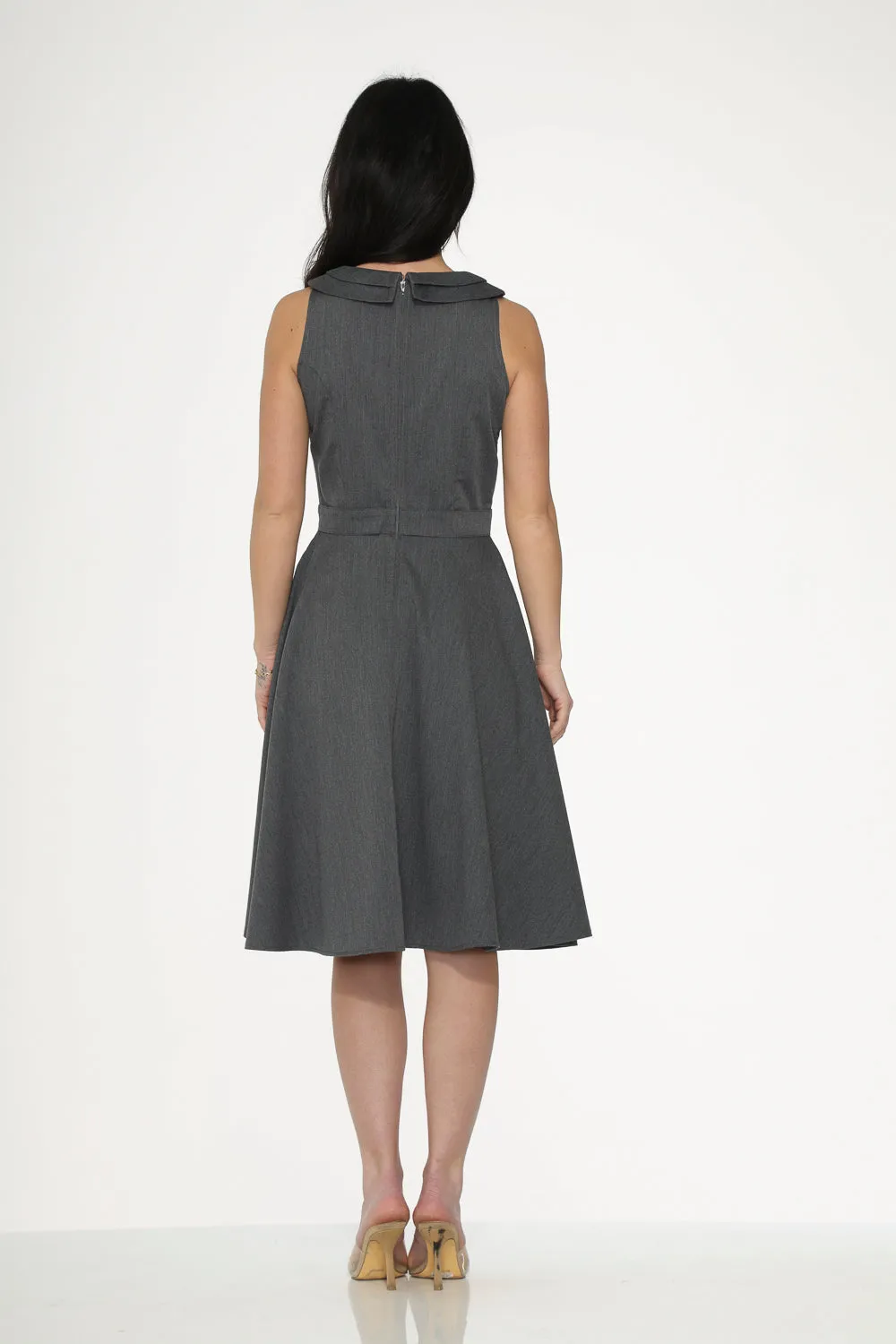 Grey Swing Dress