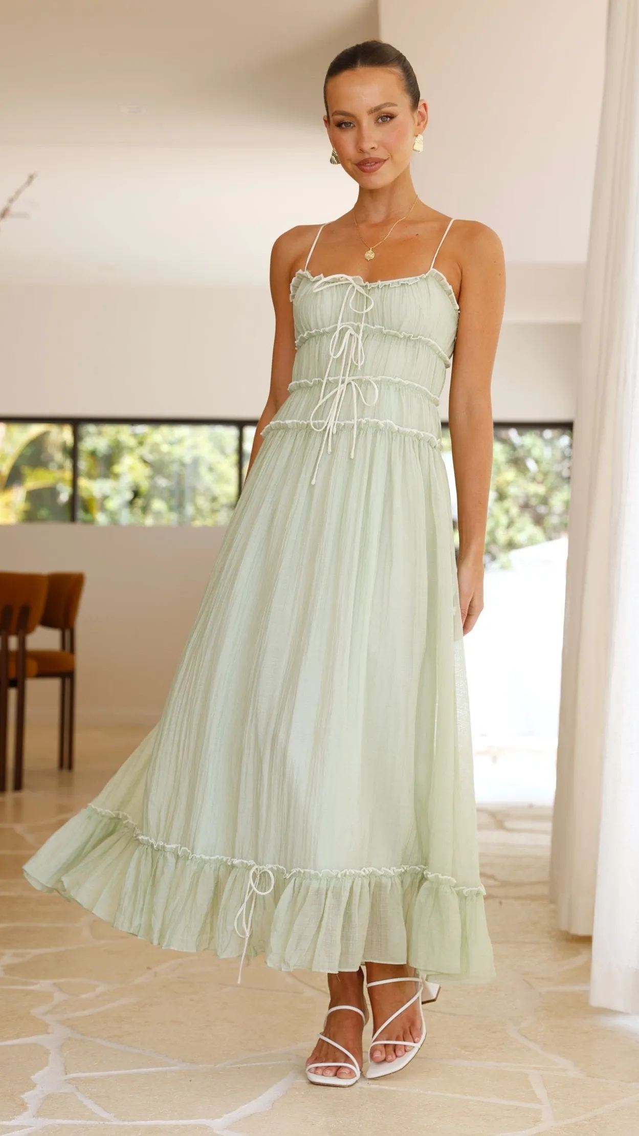 Halo Maxi Dress - Sage