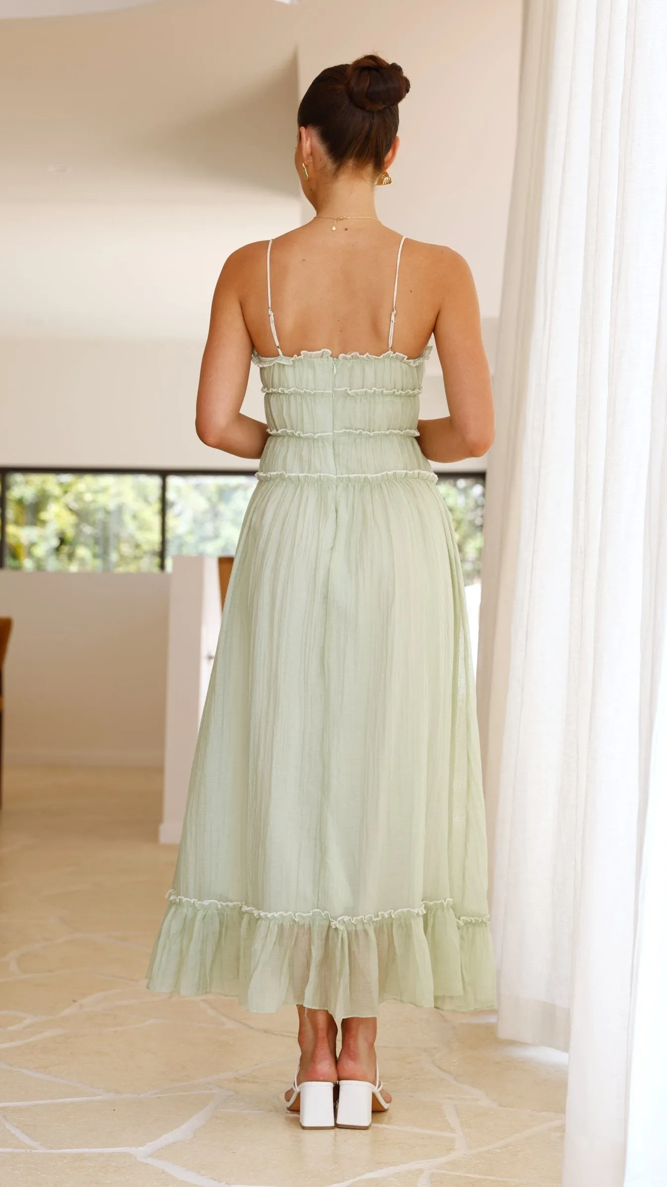 Halo Maxi Dress - Sage