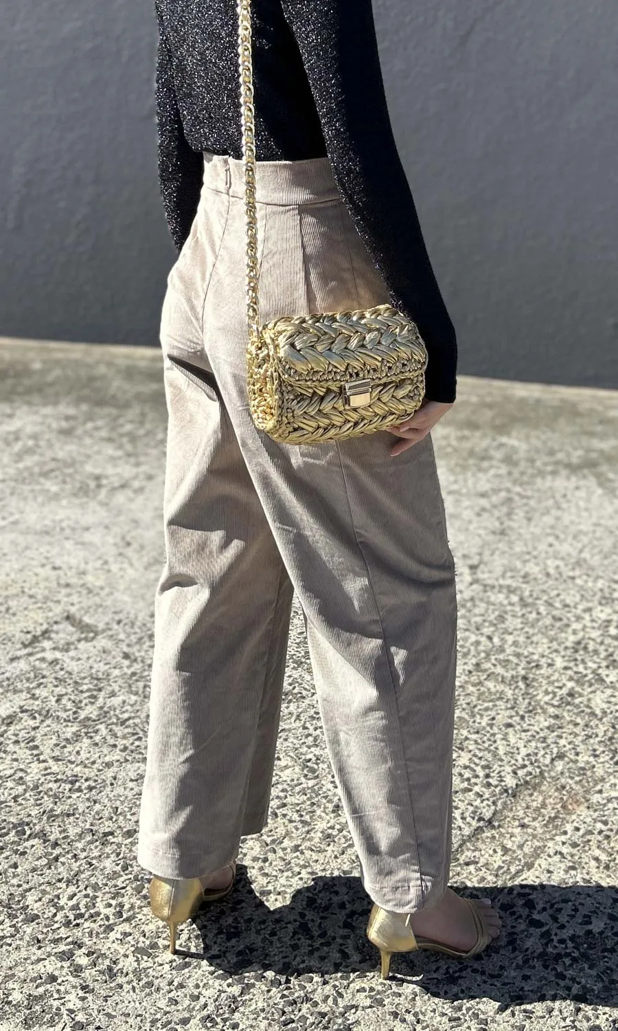 hoss Tribeca Velvet CORD  Trouser - Sand