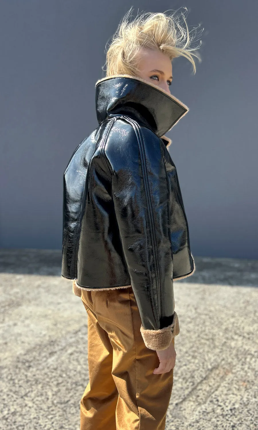 Ibana Aviator Shearling Jacket