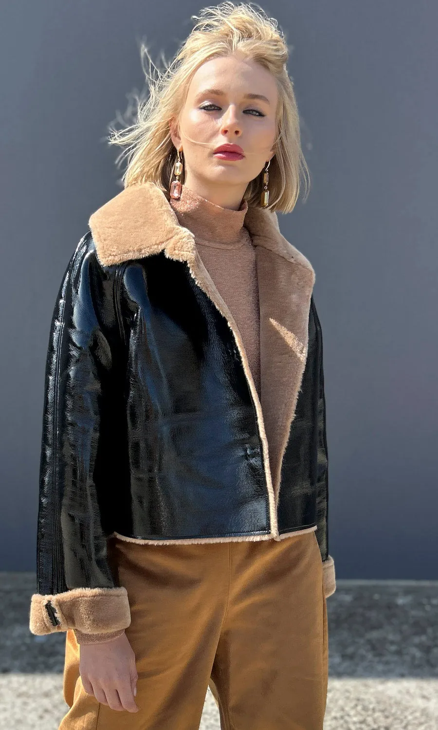 Ibana Aviator Shearling Jacket