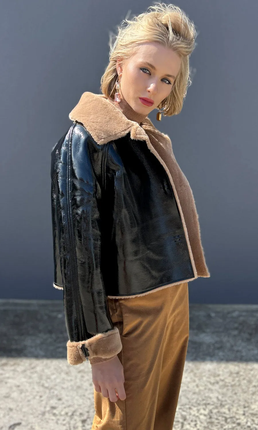 Ibana Aviator Shearling Jacket