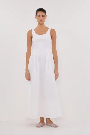 IBIZA WHITE LINEN DRESS