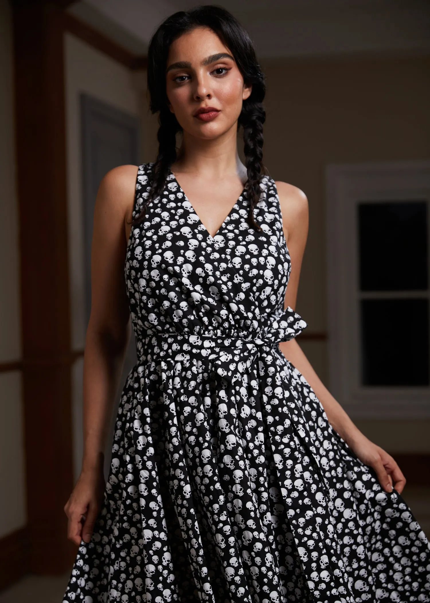 Instant Energy Faux-Wrap Dress