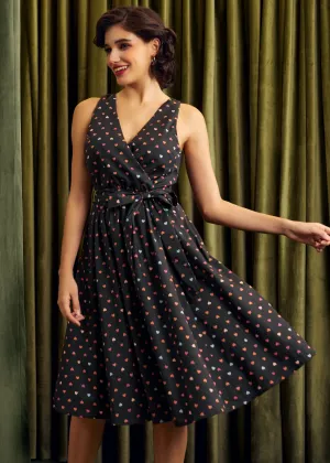 Instant Energy Faux-Wrap Dress