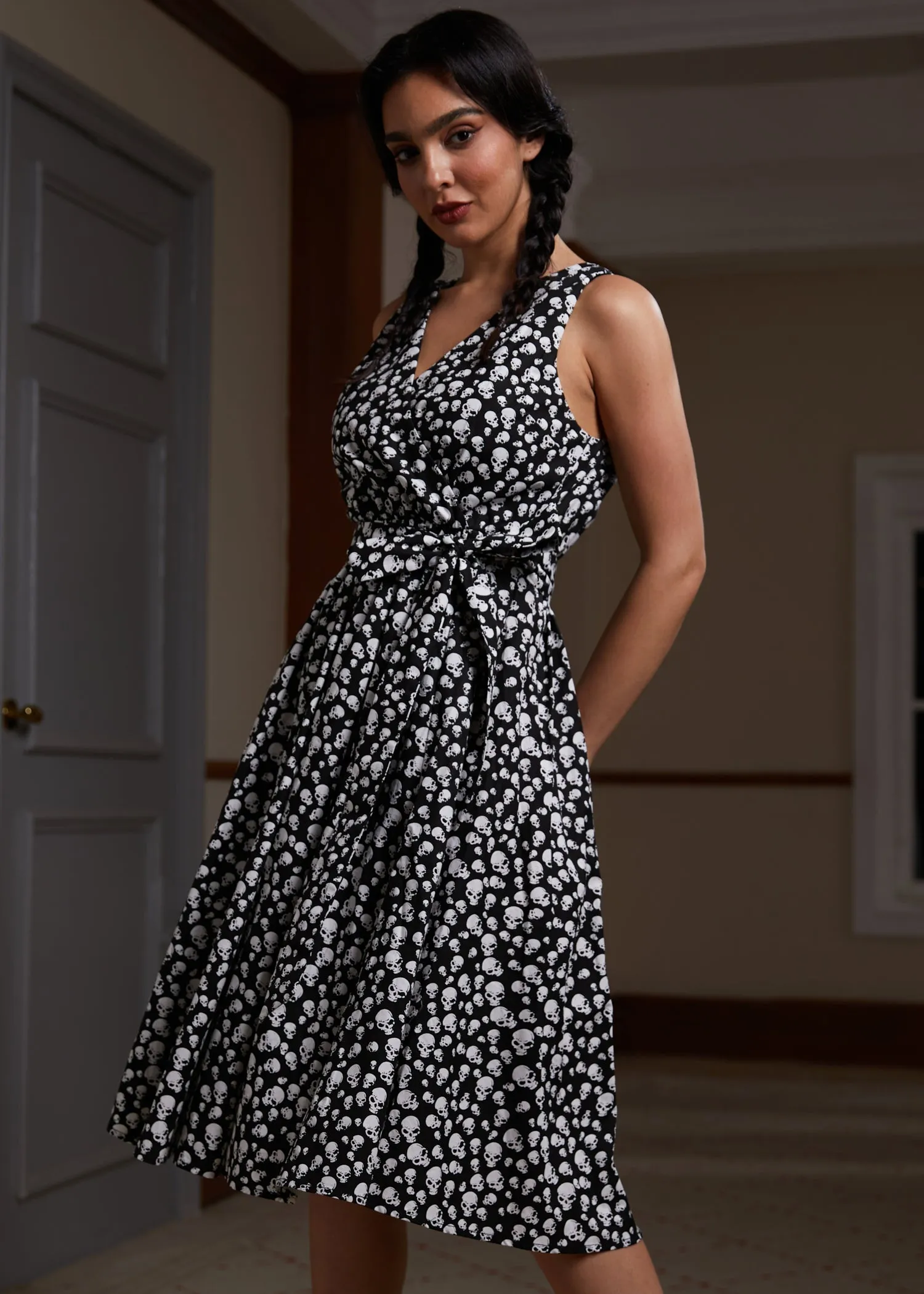 Instant Energy Faux-Wrap Dress