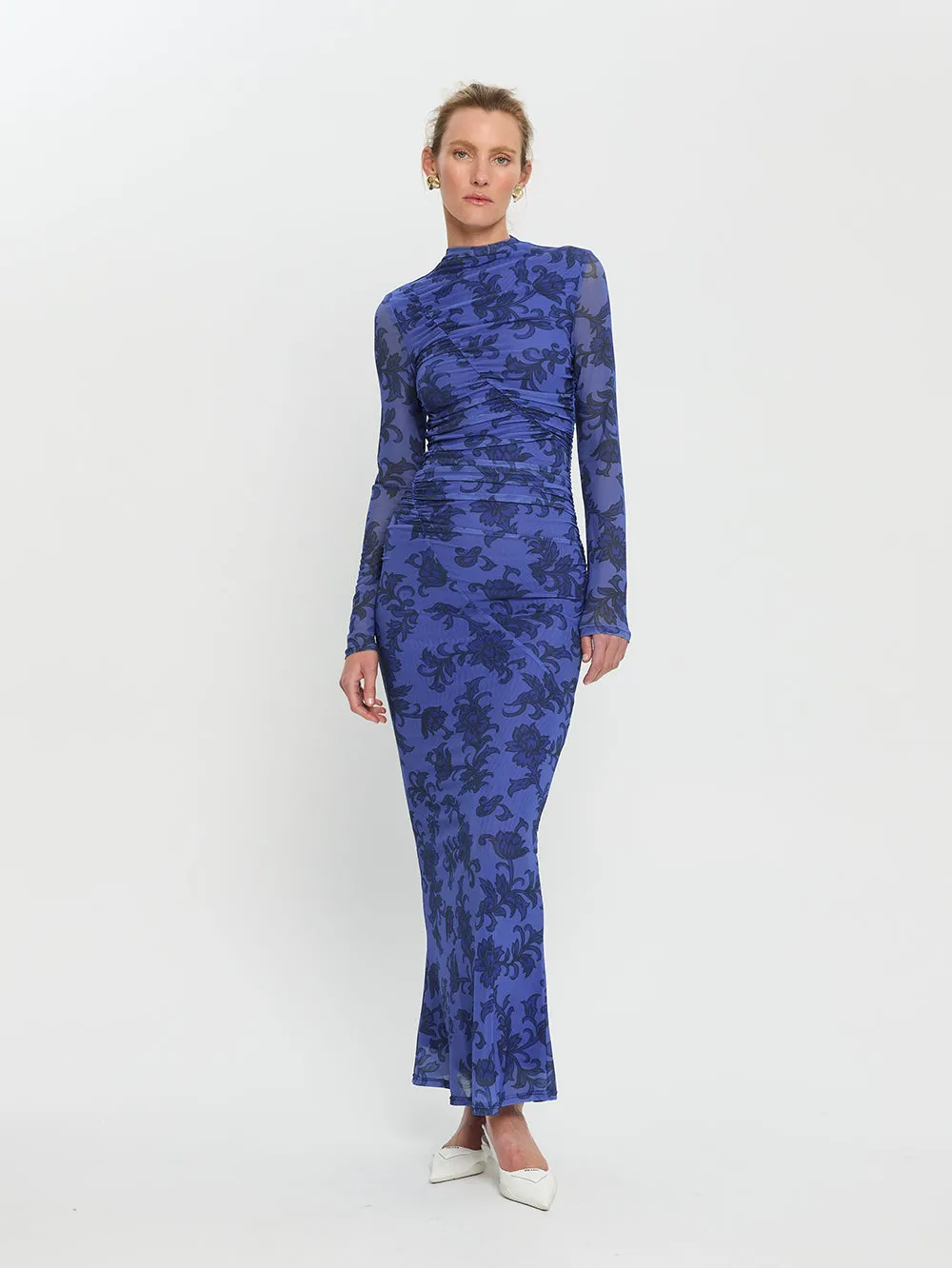 Jamie Mesh Maxi Dress