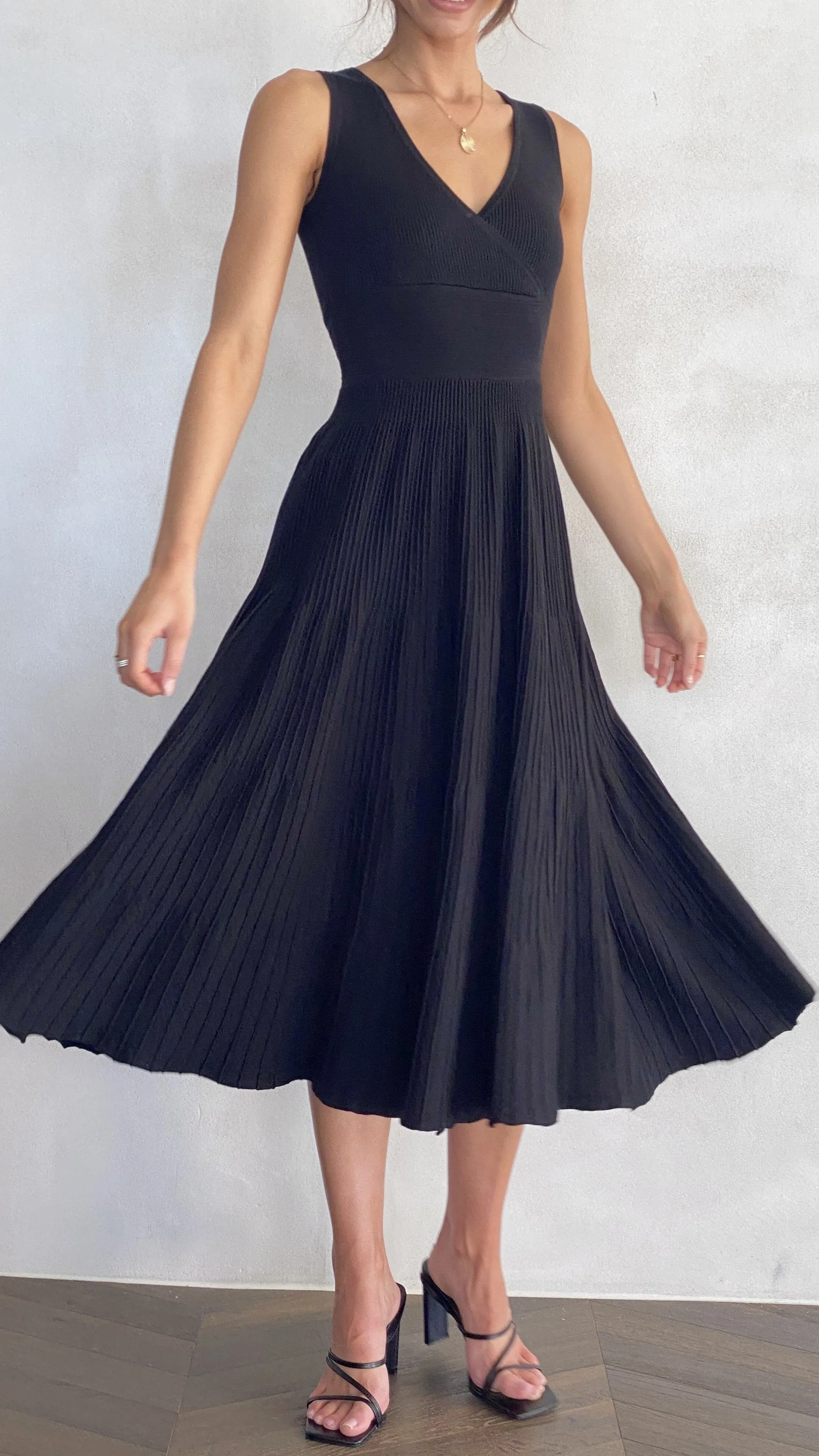 Jayde Knit Dress - Black