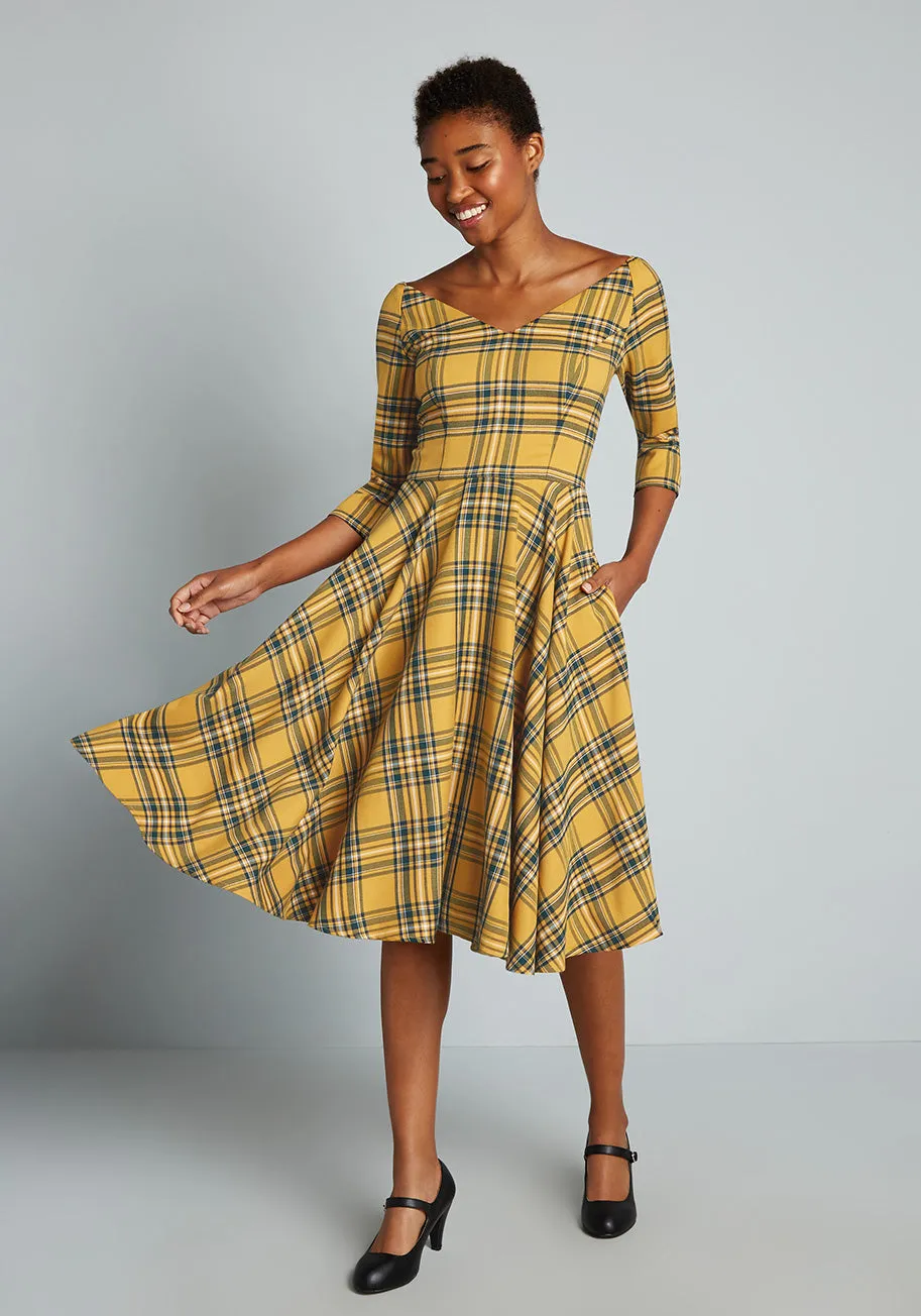 Jukebox Jive Time Swing Dress
