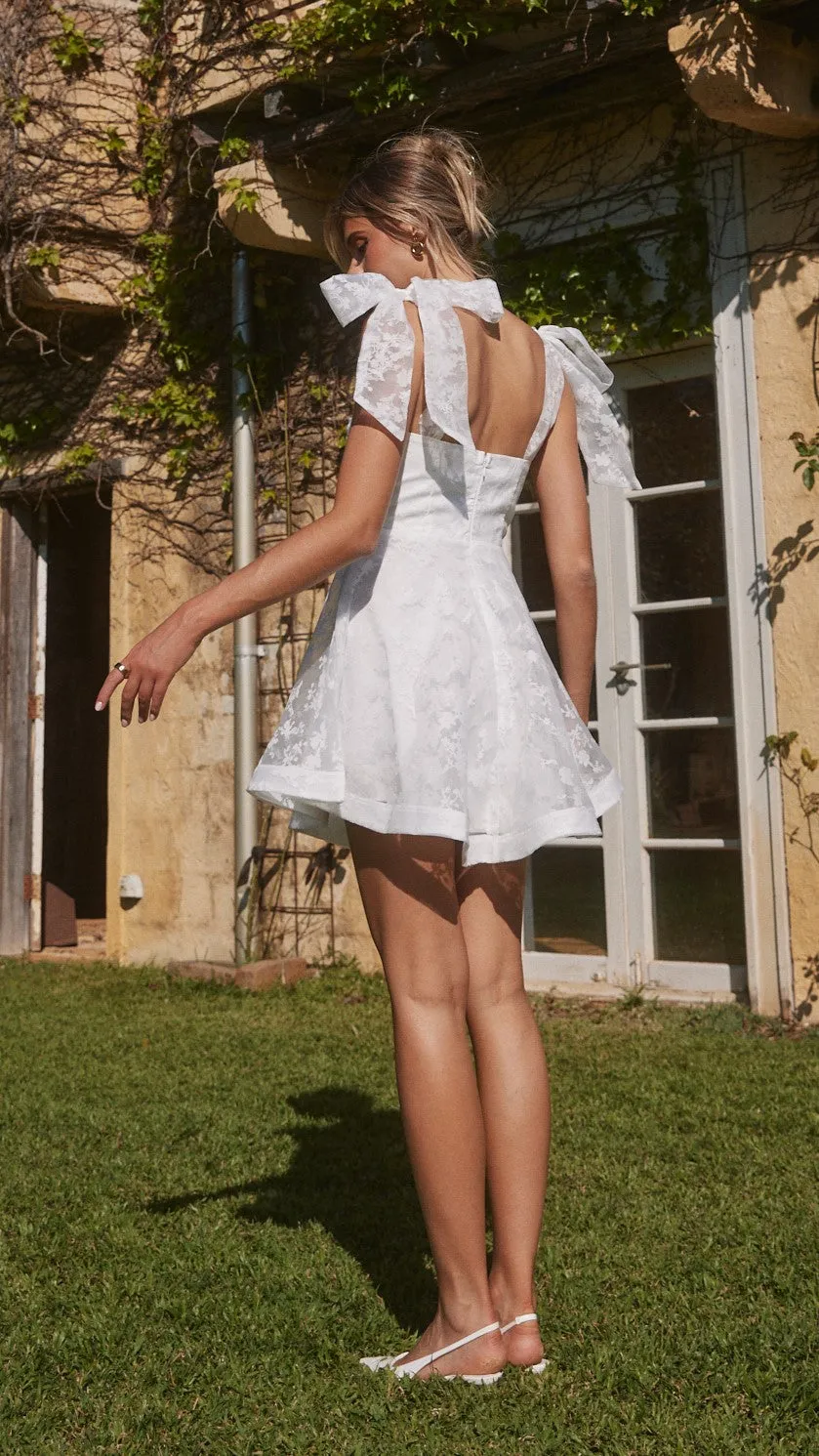 Karis Mini Dress - White