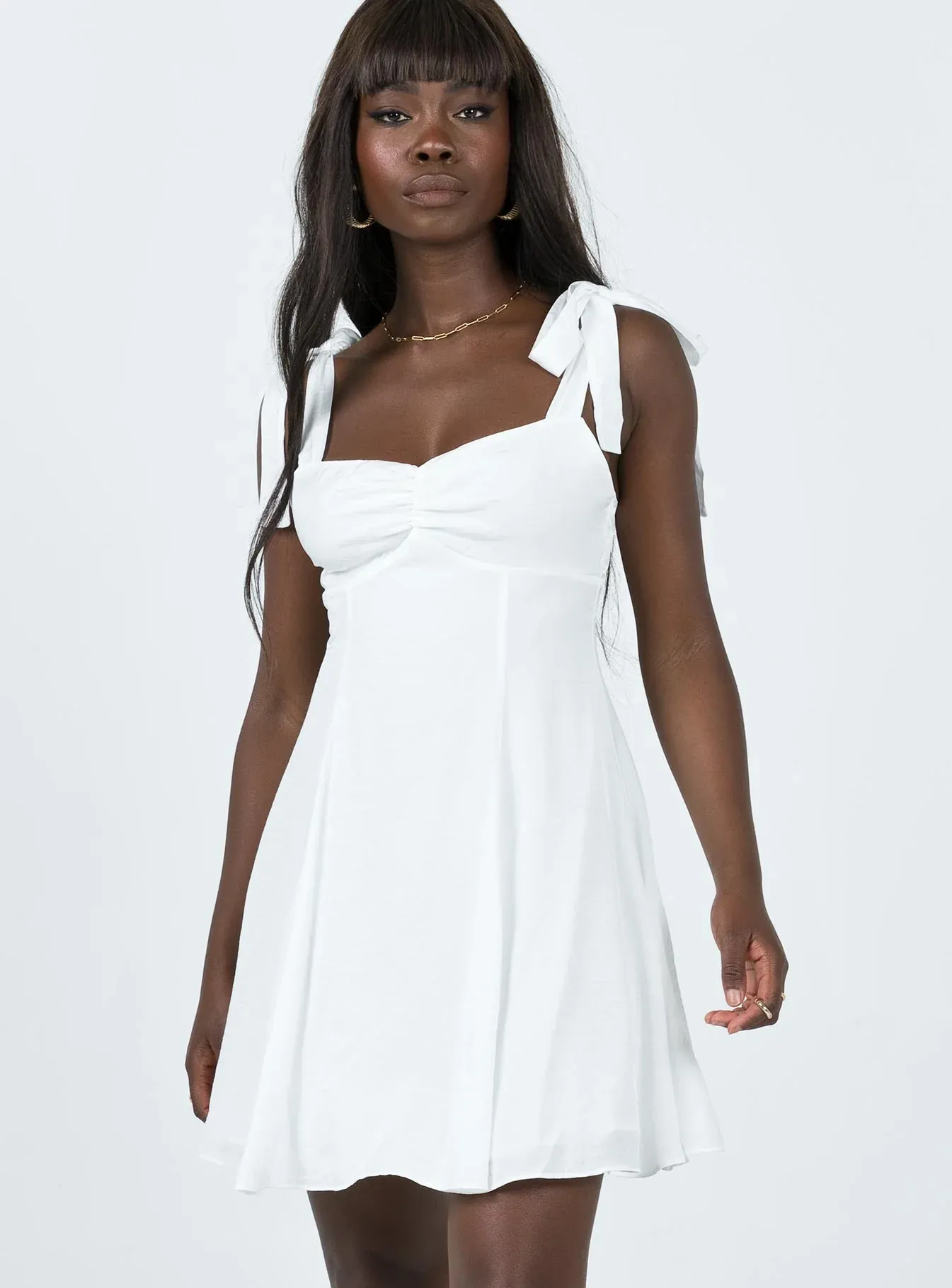 Kinley Mini Dress White