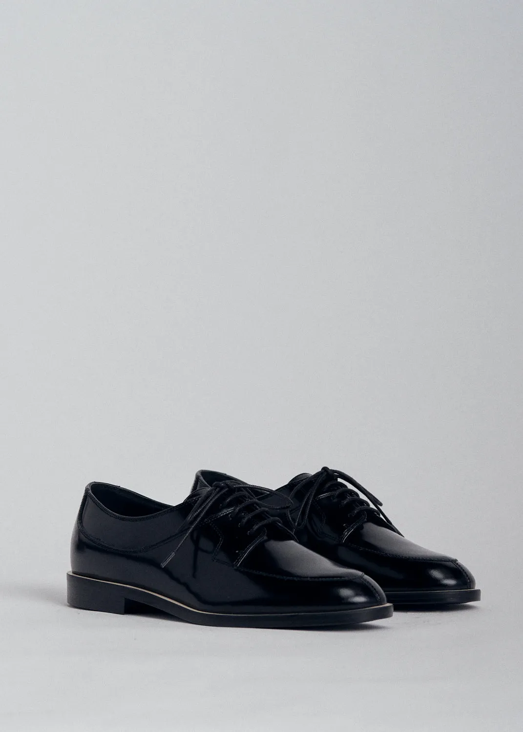 Lace Up Loafer - Black
