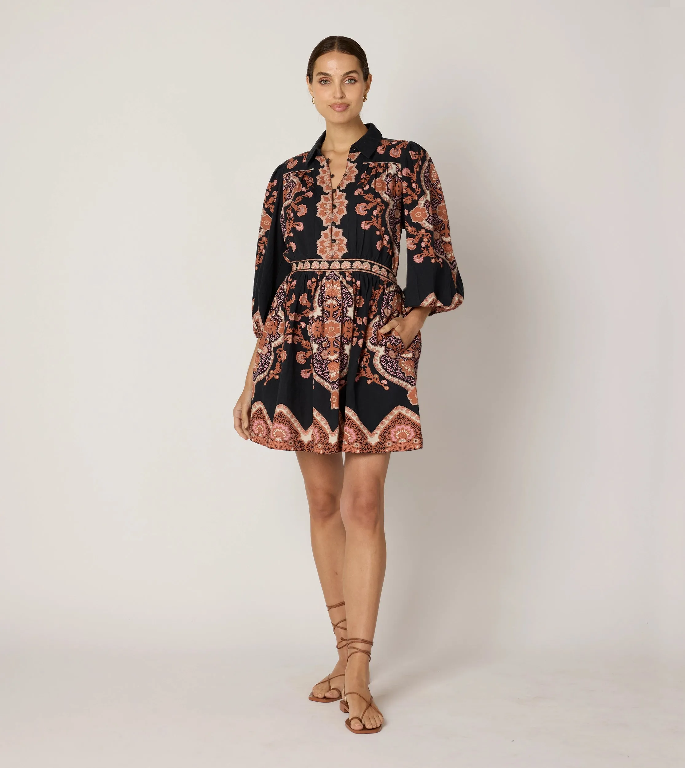Leigh Mini Dress | Dark Lagos