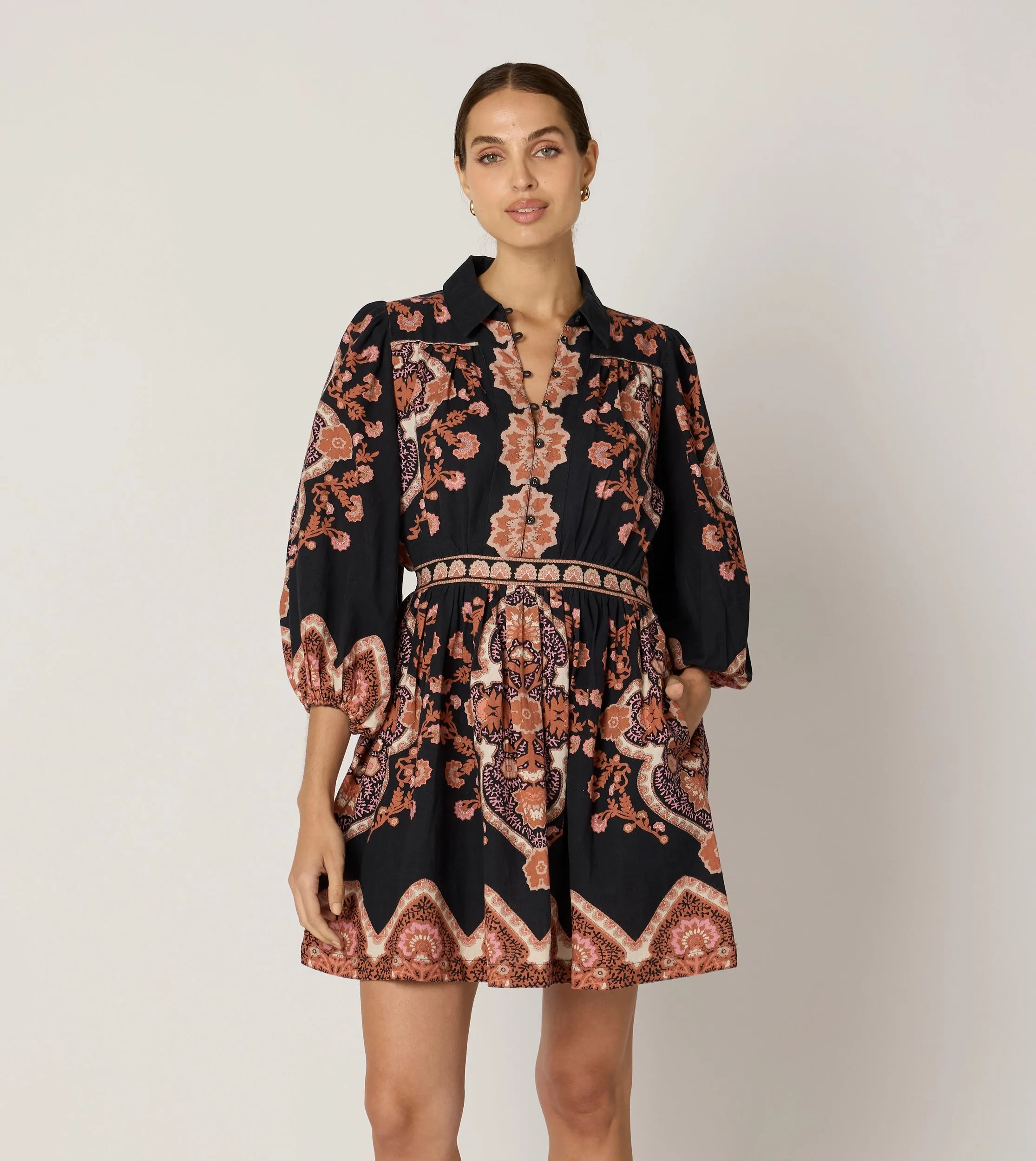 Leigh Mini Dress | Dark Lagos